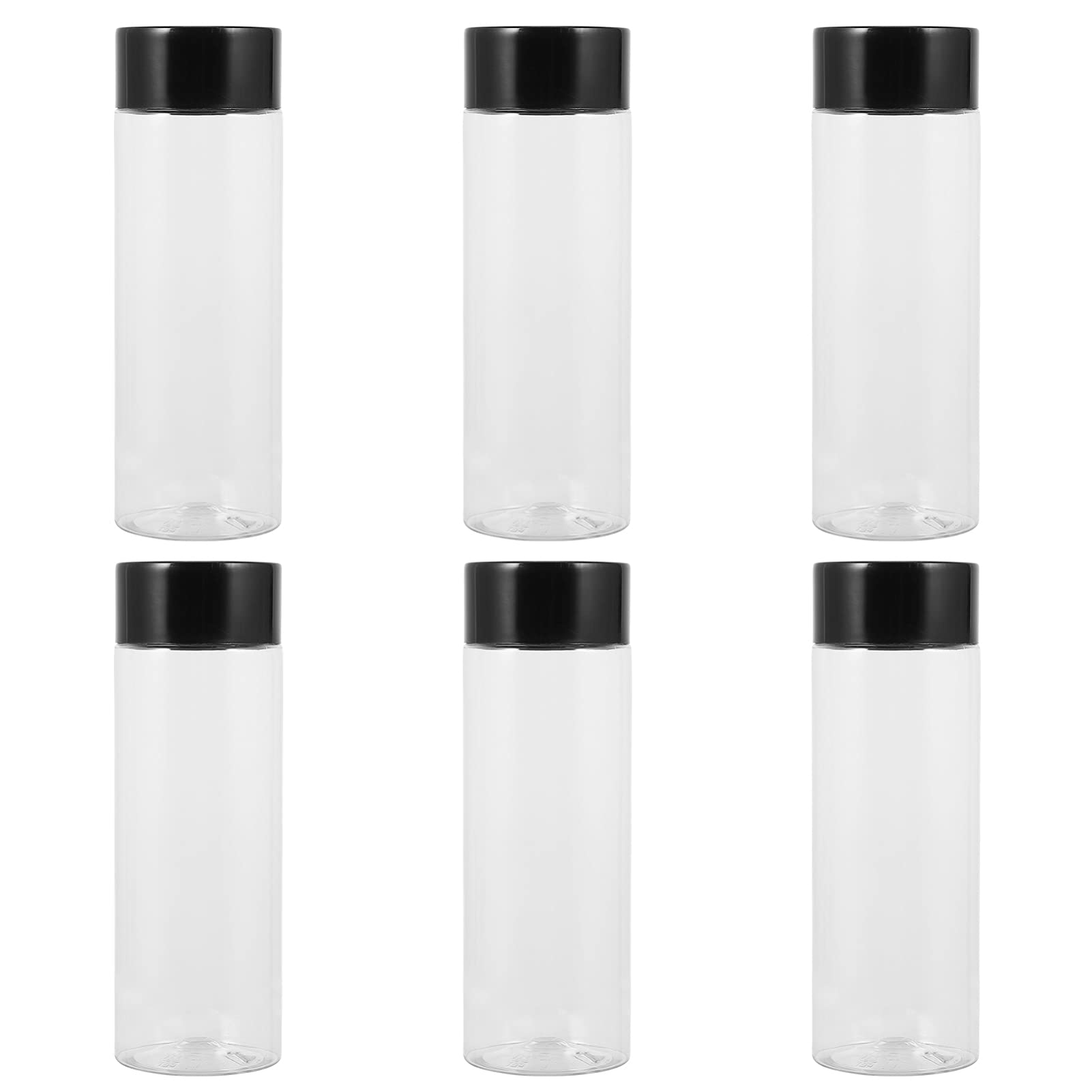 Eco-Friendly Cabilock Mini Juice & Water Bottles - Reusable Glass & Plastic Drink Containers with Lids for Kids, Travel, Gym, and School | BPA-Free, Leak-Proof, Portable Beverage Storage