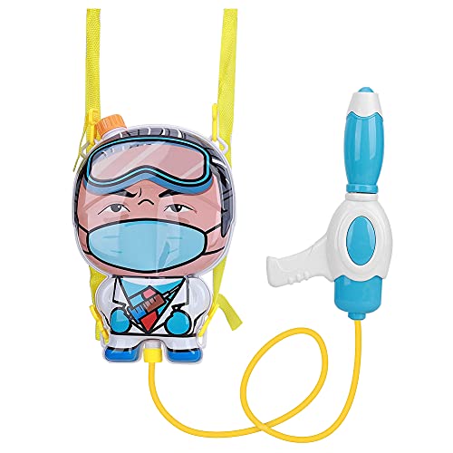 **Pull-Back Water Gun Toy for Kids - Outdoor Water Blaster Backpack with Pump Action - Perfect for Summer Play, Pool Parties, and Backyard Battles**