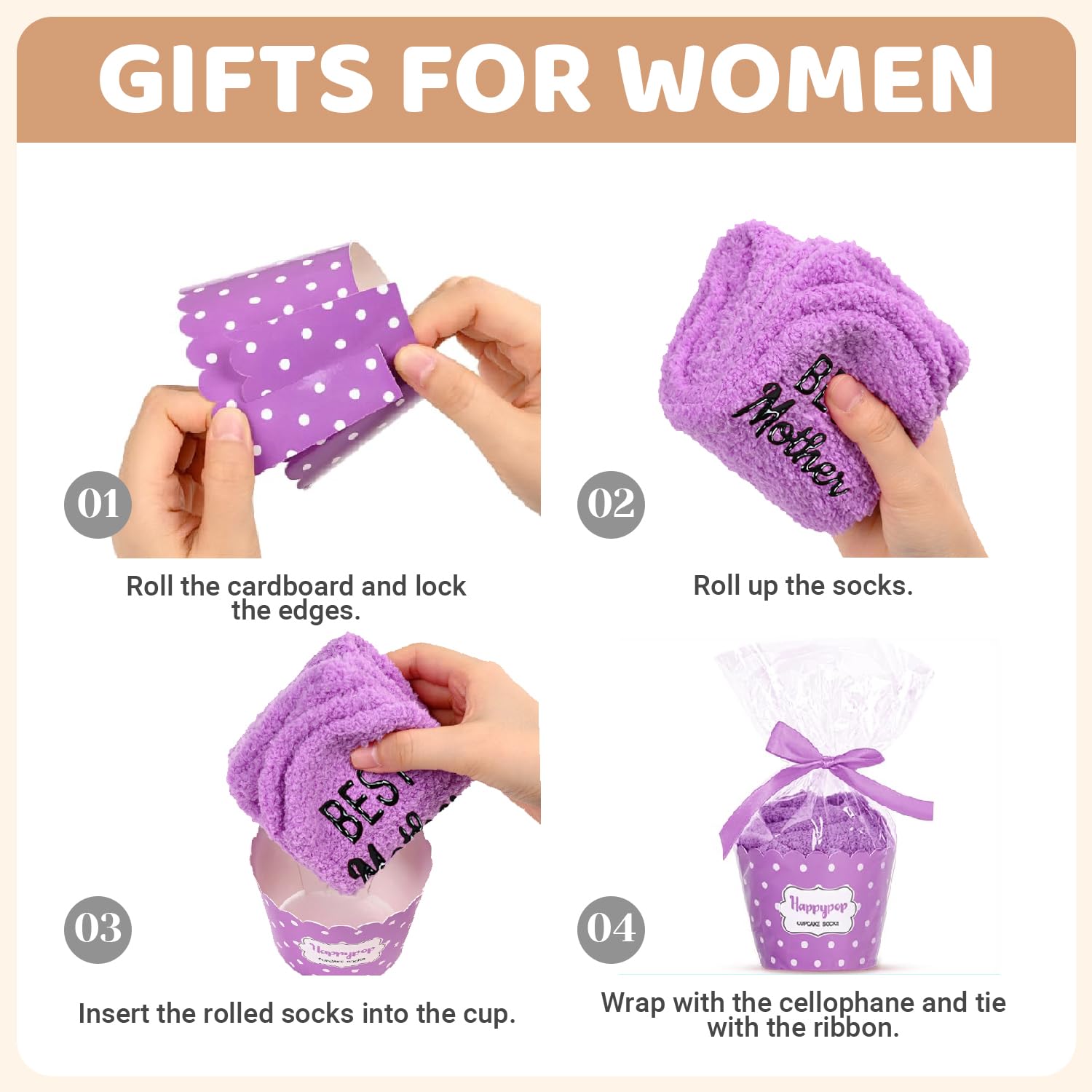 HappyPop Thoughtful Gifts for Women - Birthday, Anniversary, Mother's Day Presents for Sister, Daughter, Mother-in-Law & Aunt | Perfect for Holidays, Special Occasions & Surprise Deliveries