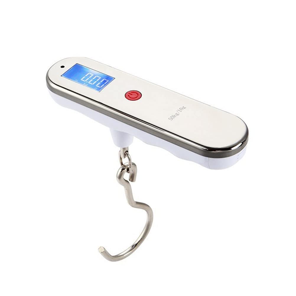 **QPWZ Digital Hanging Scale 50kg/10g - Portable Electronic Weighing Scale with High Precision Sensors for Hunting, Fishing, Farming & Luggage - Outdoor & Industrial Use (Color: Black)**