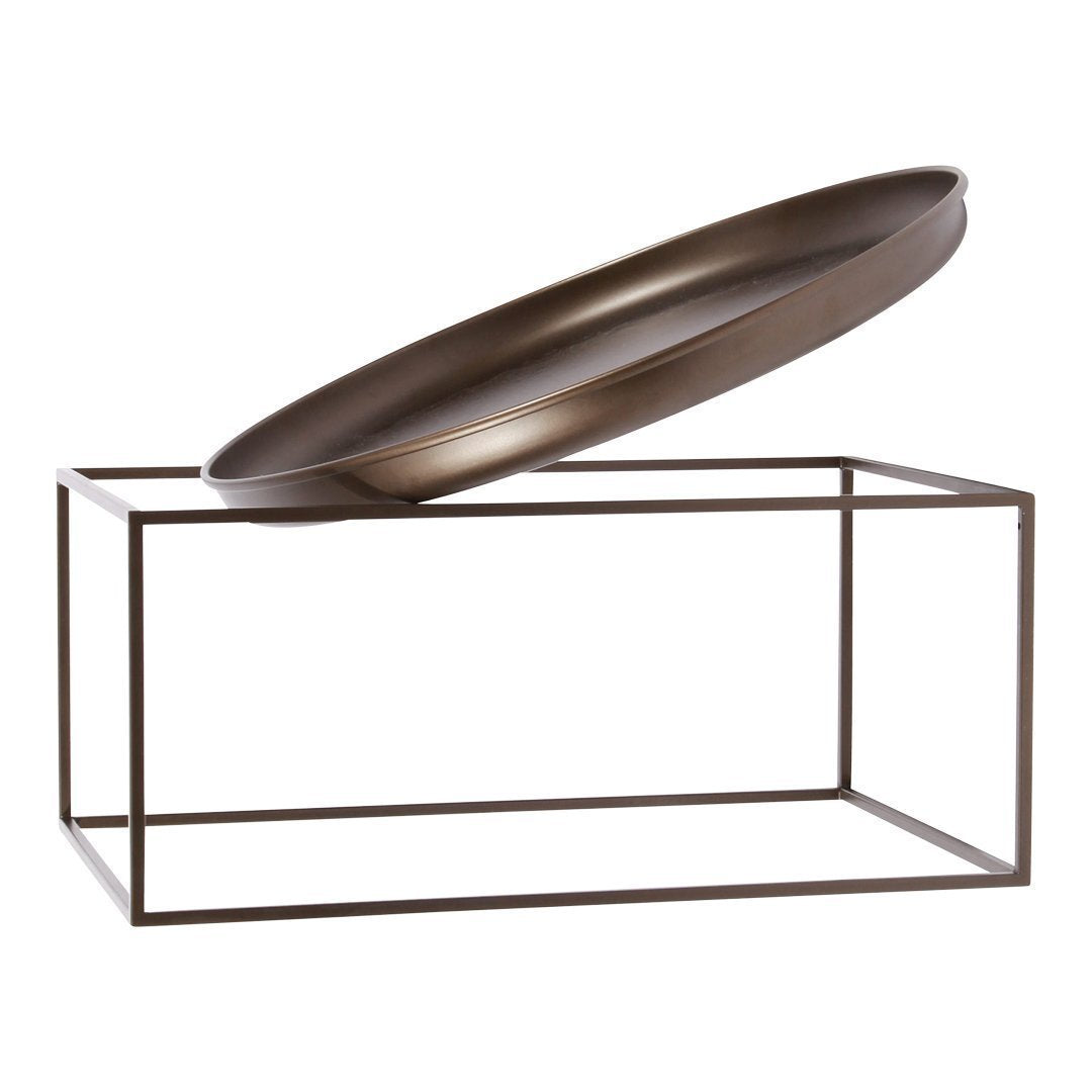 Nørr11 Design House Duke Side Table - Modern Scandinavian Coffee Table for Living Room, Bedroom & Office - Stylish End Table with Wooden Frame & Metal Legs - Perfect for Home Decor & Small Spaces