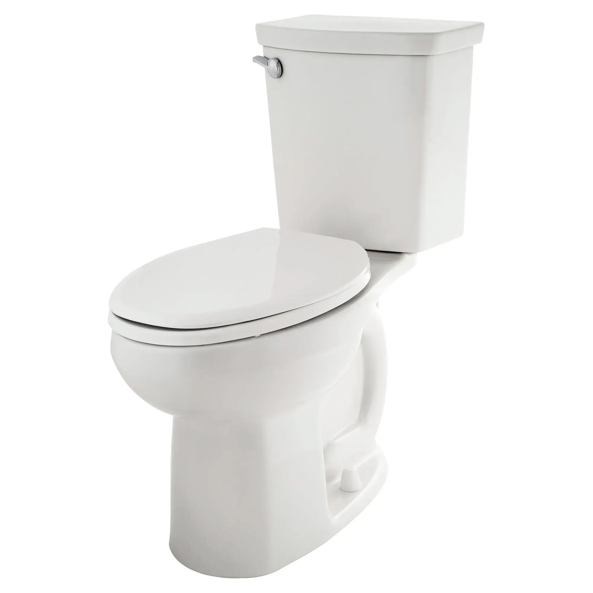 H2Optimum® Two Piece 1.1 GPF/4.2 LPF Chair Height Elongated Toilet Bowl - Water Saving Bathroom Fixture for Modern Homes & Commercial Spaces