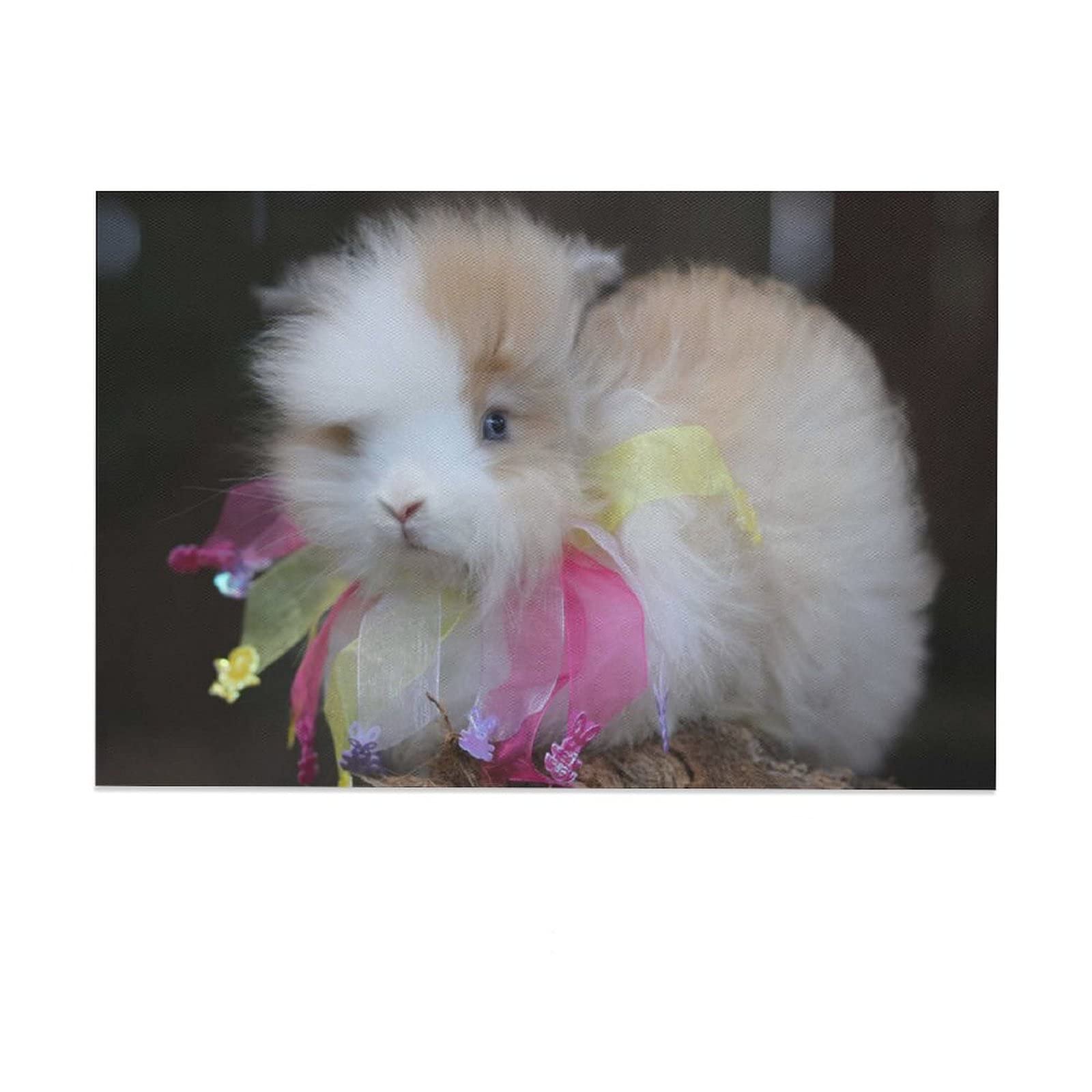 Easter Bunny Canvas Poster - 16x24inch (40x60cm) Wall Art Decor for Living Room, Bedroom & Office - Perfect Gift for Home Decor, Sports & Landscape Enthusiasts - Ideal for Easter Decorations, Housewarming Gifts & Interior Design