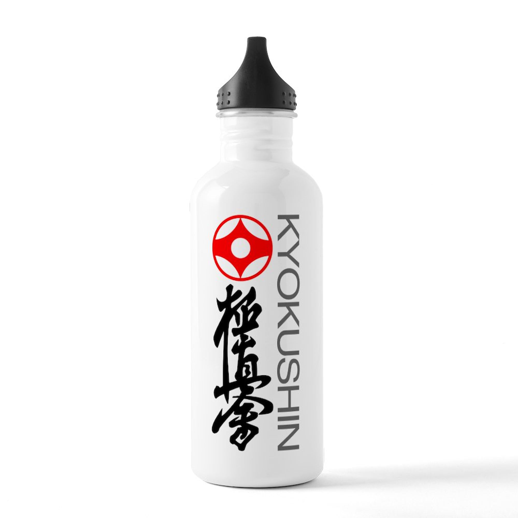 Kyokushin Karate Stainless Steel Water Bottle 1.0L (34 oz) - Insulated BPA-Free Gym & Travel Bottle for Sports, Workouts & Outdoor Activities