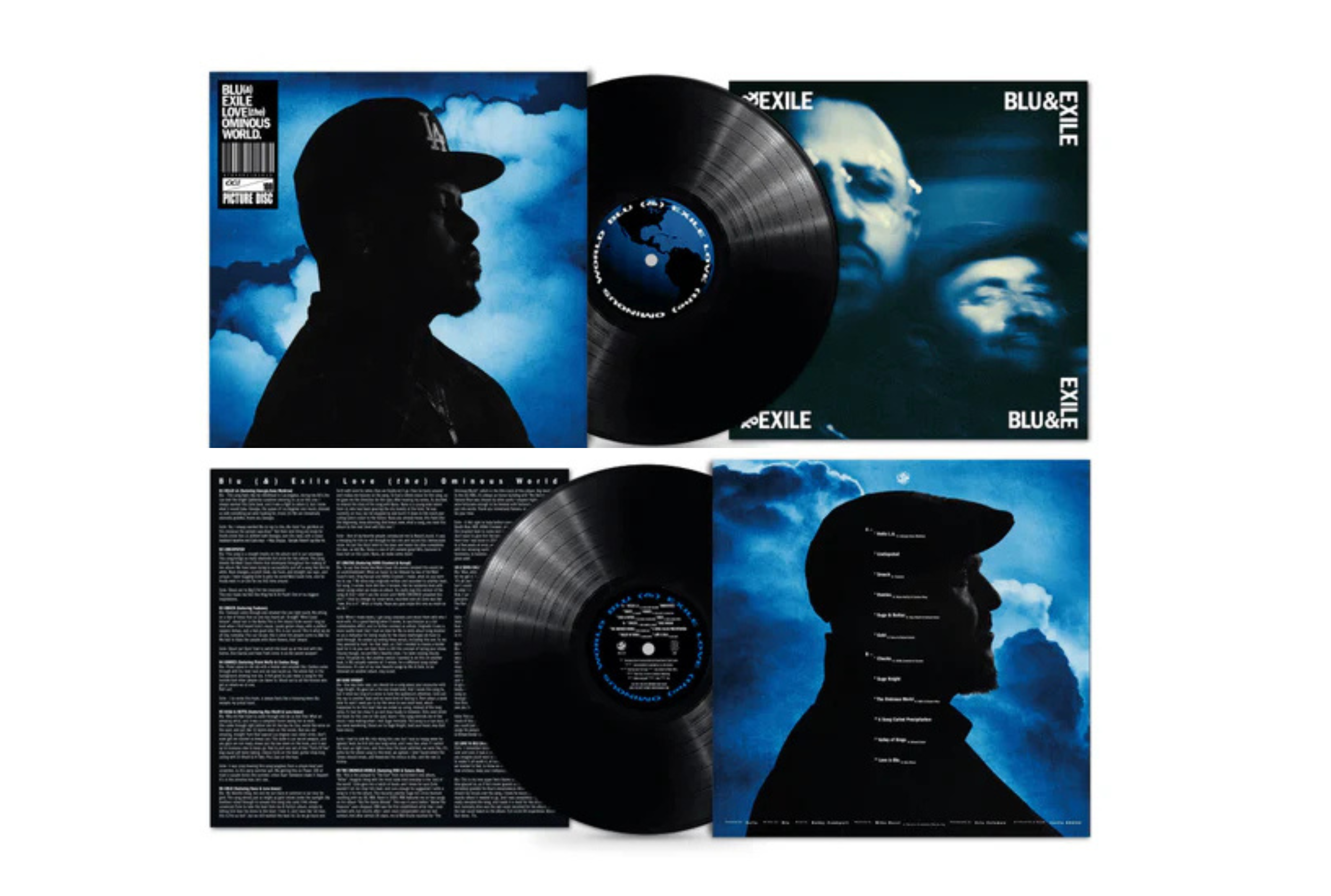 Love the Ominous World Vinyl LP - Gothic Music Album for Dark Aesthetic & Halloween Decor
