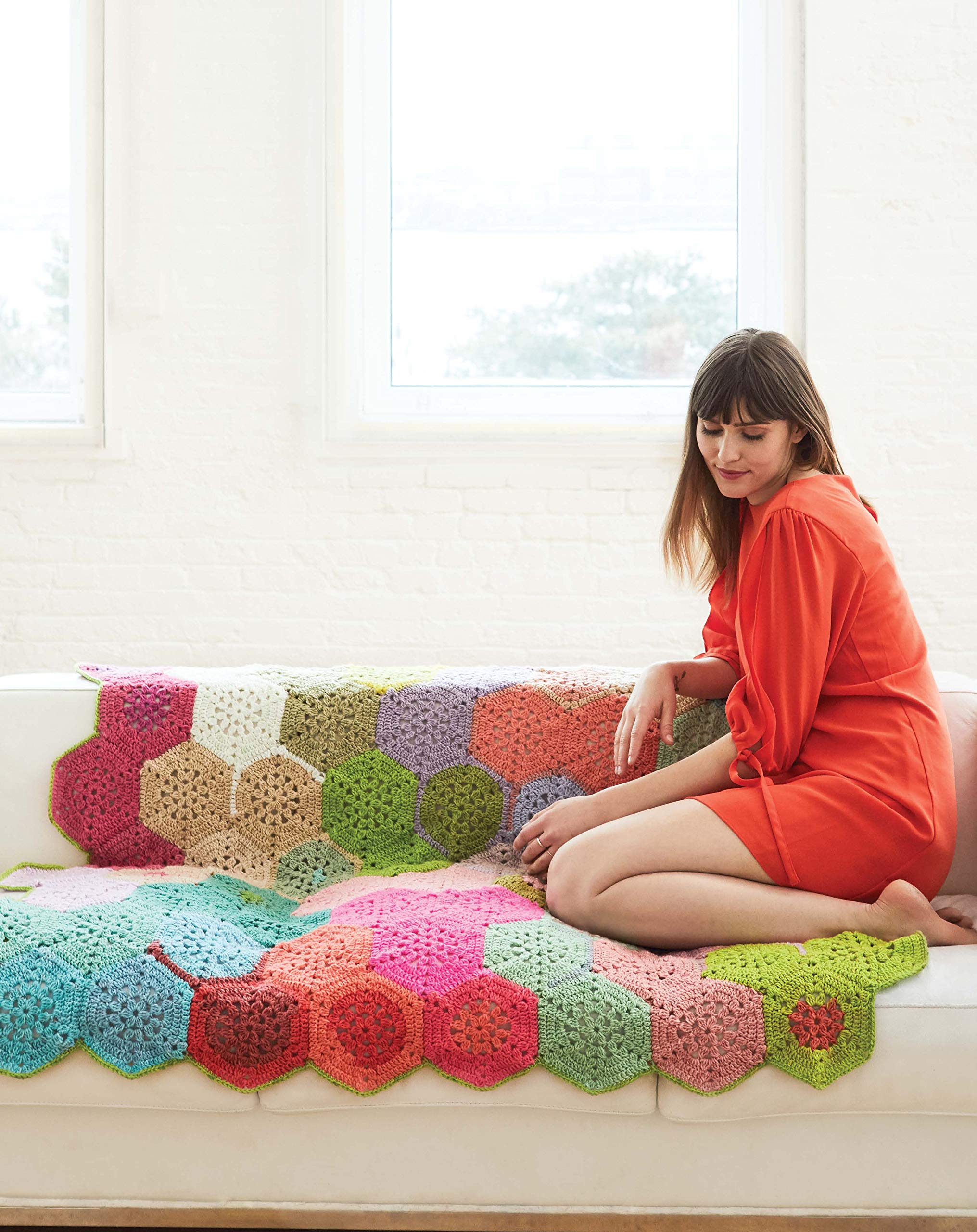 Colorful Crochet Afghan Blankets - 16 Unique & Easy Throw Patterns to Brighten Your Home | Cozy Living Room Decor, Bedroom Accent & Gift Idea