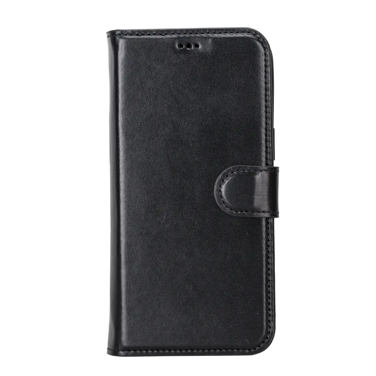 Premium Black Leather Wallet Case for iPhone 14 Pro Max - RFID Blocking, Card Slots & Kickstand - Perfect for Daily Use, Travel & Business (Compatible with iPhone 14 Pro Max)