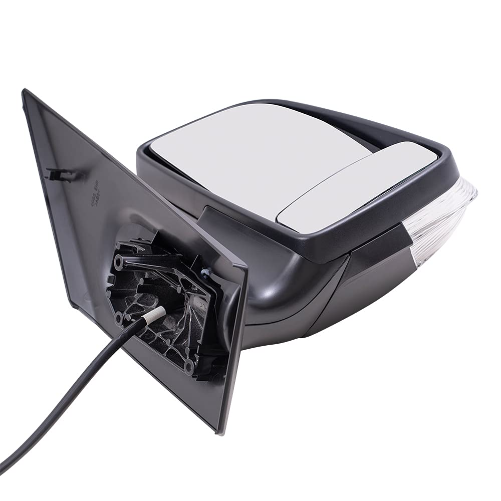 Brock Replacement Passenger Side Power Mirror with Heat, Turn Signal & Manual Fold - Compatible with 2019-2020 Mercedes Sprinter Cargo 3500XD & 4500 (907 Series) - Perfect for Van Repairs & Fleet Maintenance