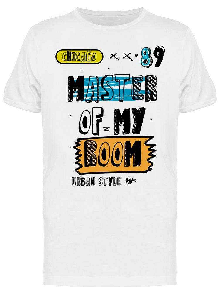 Smartprints Chicago Master of My Room T-Shirt for Men - Casual Streetwear Tee for Urban Style & Everyday Comfort