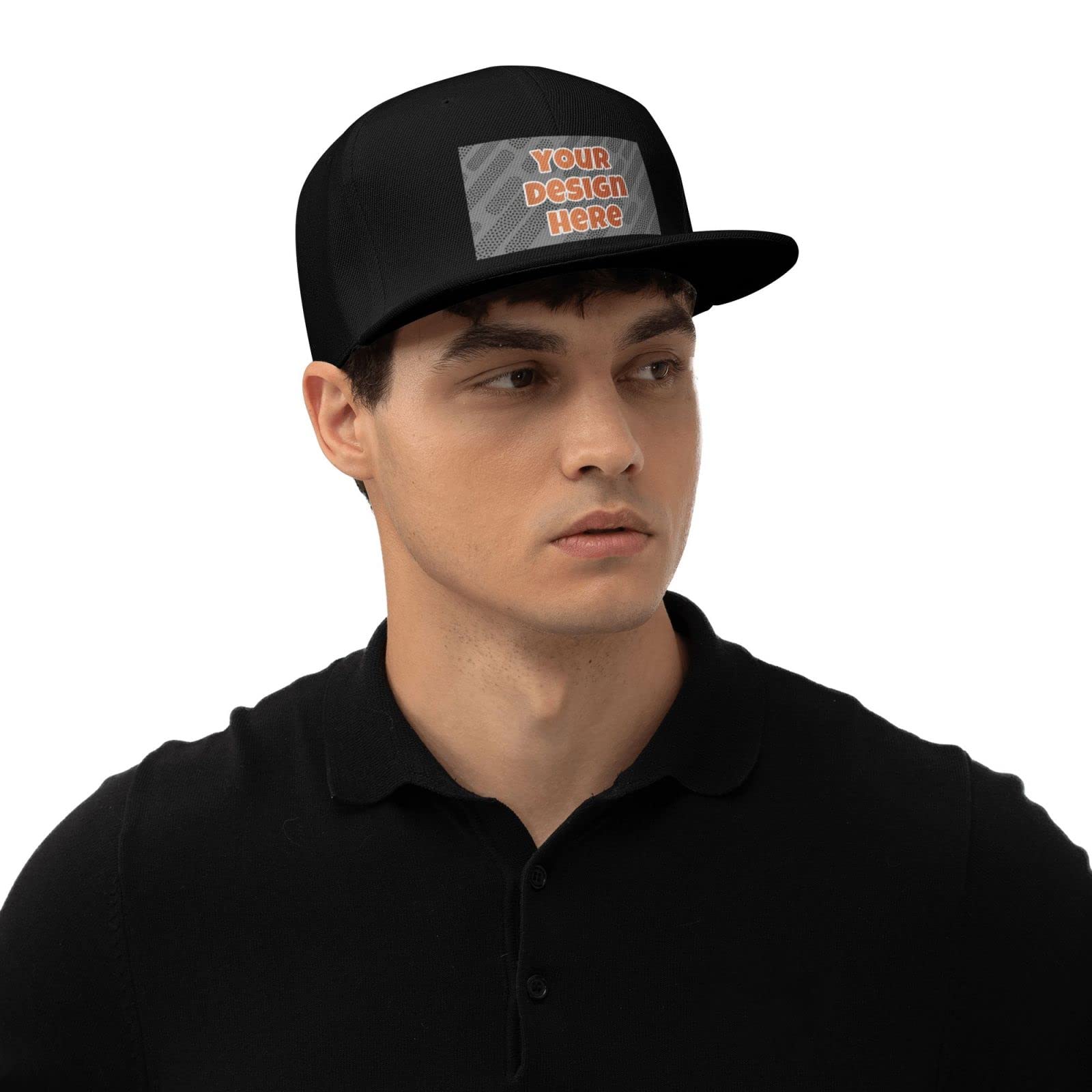Custom Personalized Trucker Hats for Men & Women - Add Your Own Picture, Text or Logo - Embroidered Adjustable Snapback Cap for Sports, Outdoor & Casual Wear