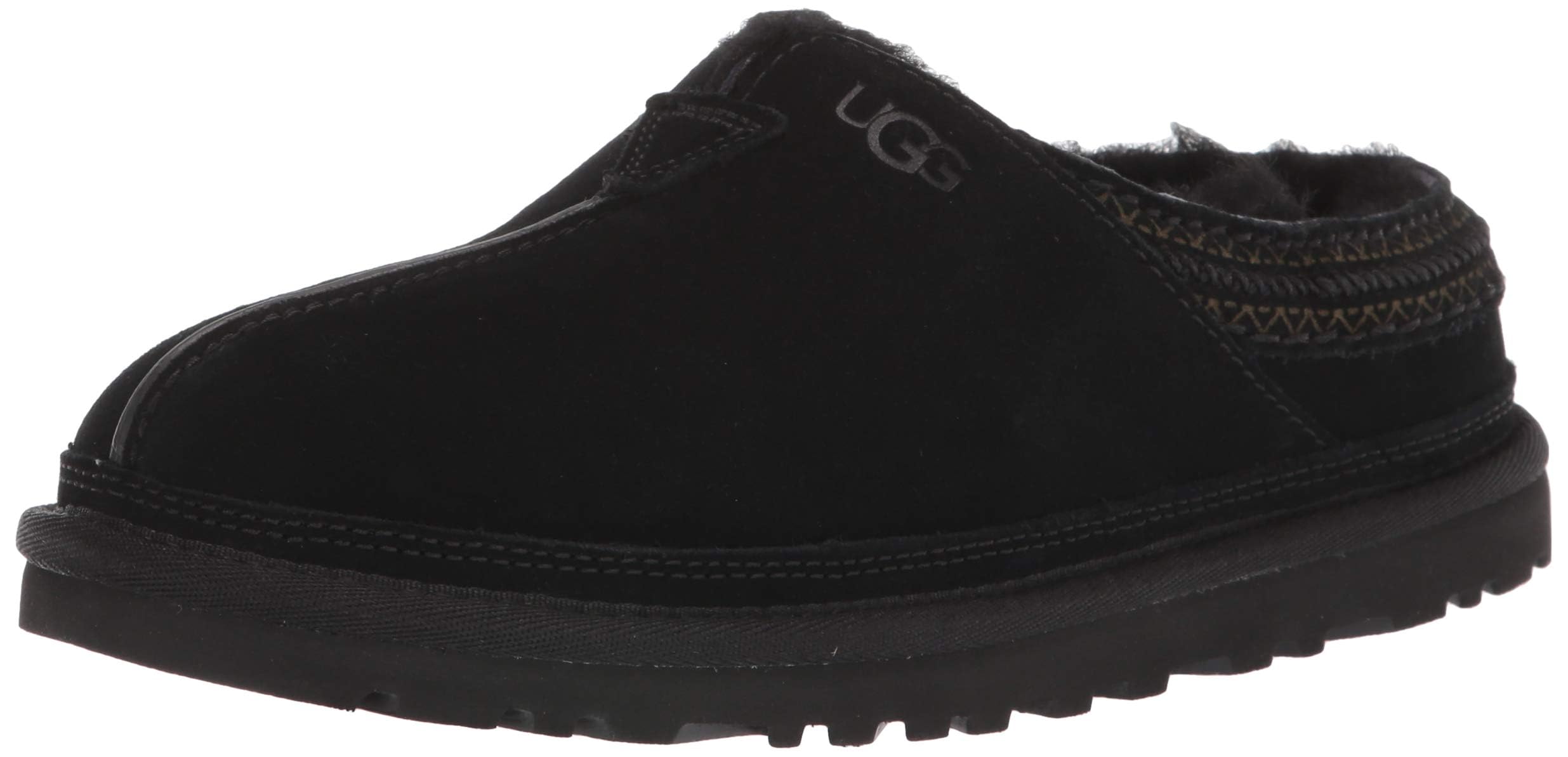 UGG Men's Neuman Slippers - Cozy Indoor/Outdoor House Shoes with Memory Foam for Maximum Comfort - Perfect for Winter, Lounging & Home Use