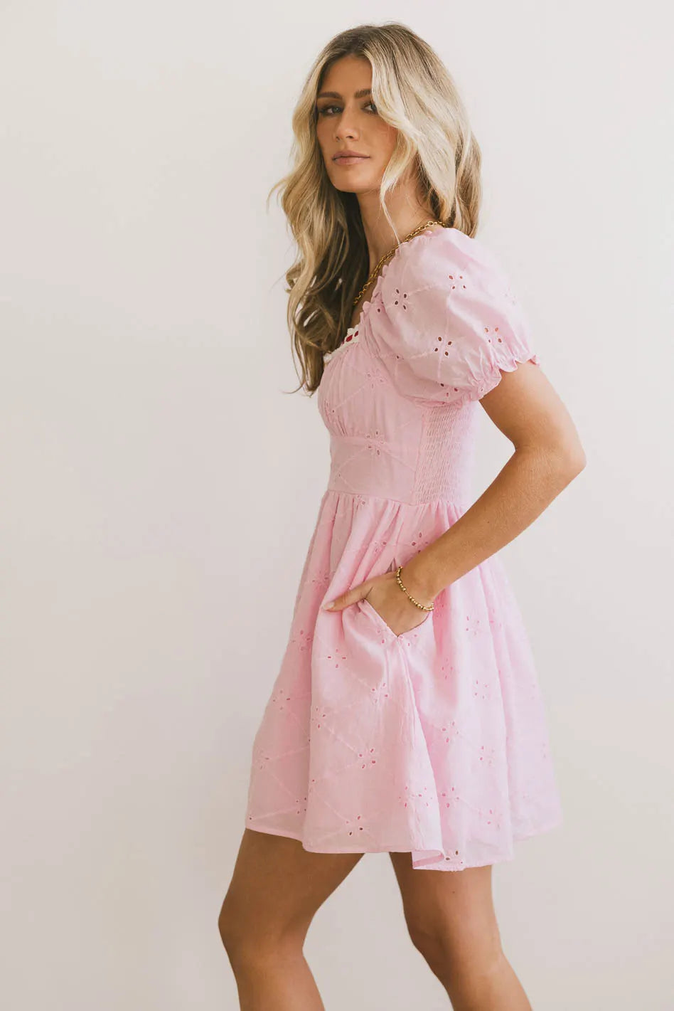Bailey Mini Dress for Women - Flowy Summer Dress with Pockets, Casual & Party Wear | Perfect for Beach, Date Night, and Vacation Outfits