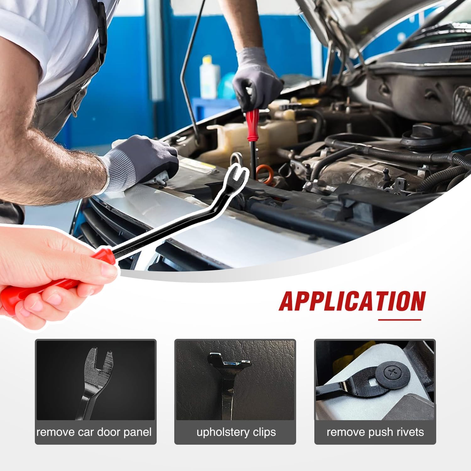120 Pcs Car Retainer Clips Kit - 6.3mm 8mm 9mm 10mm Expansion Screws & Push Rivets for Honda Acura GM Chrysler Ford Toyota Lexus - Bumper Trim Fastener Replacement for Auto Body Repair & Maintenance