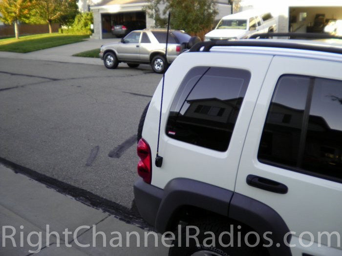 Side Mount CB Antenna Kit for Trucks & Jeeps - Heavy Duty 18ft Coaxial Cable - Perfect for Off-Roading & Long Distance Communication