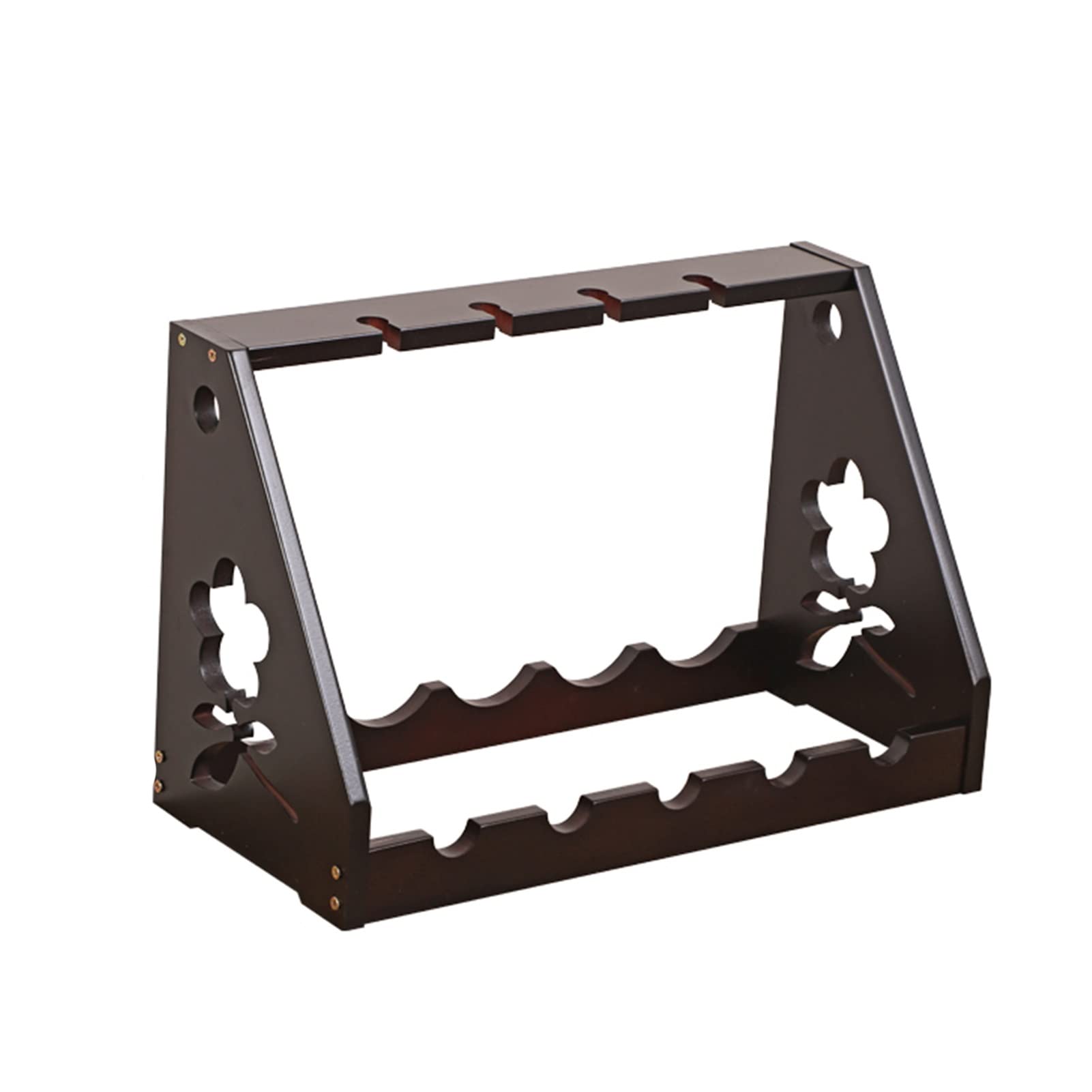 KUYT Creative Wood Wine Bottle Holder Rack - Wall Mounted Wine Storage Organizer for Bar, Kitchen, Cellar | Rustic Wine Display Shelf for Home Decor & Entertaining