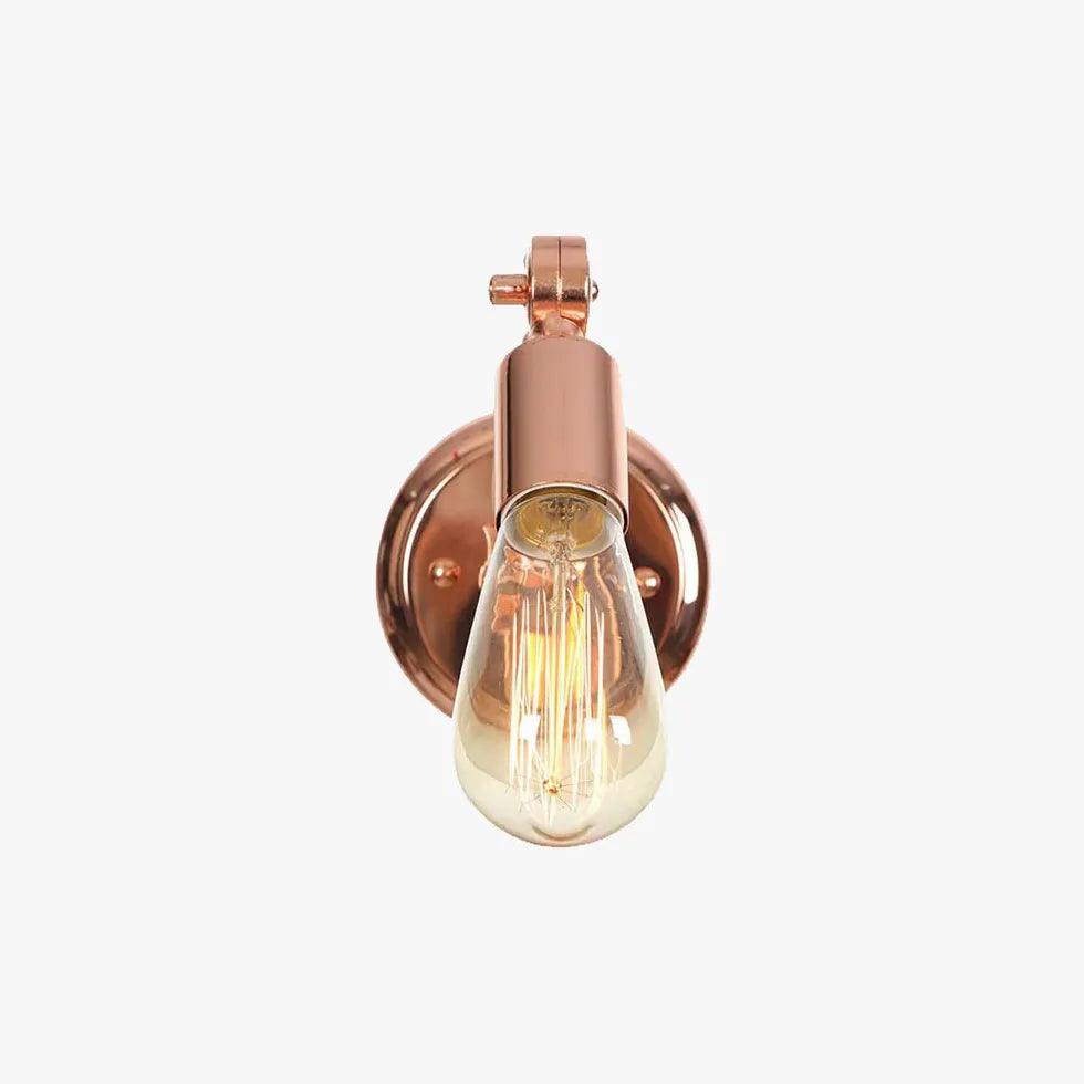Elegant Rose Gold Wall Lights for Indoor Decor - Perfect for Living Room, Bedroom & Hallway Lighting