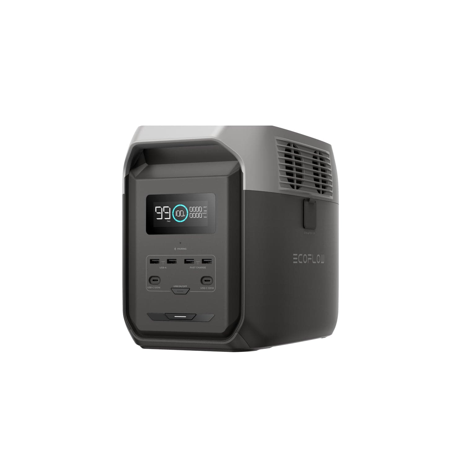 EcoFlow DELTA 3 1500W Portable Power Station - 1260Wh Solar Generator for Camping, RV, Emergency Backup & Off-Grid Power Supply