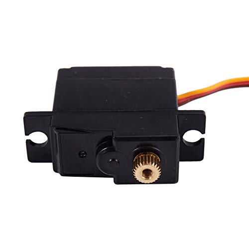 High Torque Three-Wire Metal Gear Servo for WLtoys 144001, A959-B, A979-B RC Off-Road Cars - Upgrade & Replacement Part - Durable & Precise for Racing, Crawling & Bashing (Black & Blue)