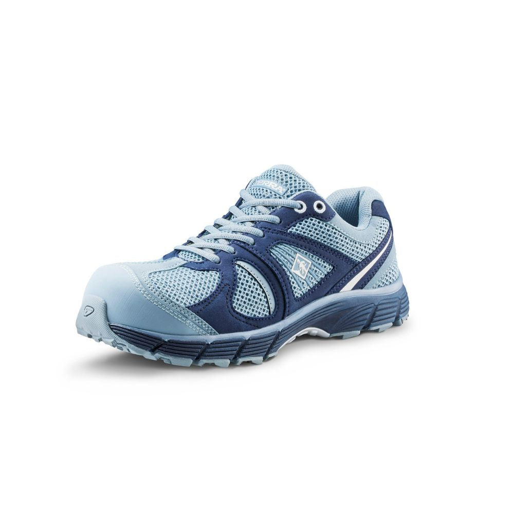 Terra Pacer 2.0 Women's Safety Shoes - Composite Toe Athletic Work Sneakers TR106020E36 in Ocean Blue | Lightweight & Comfortable for Nurses, Warehouse & Construction Workers