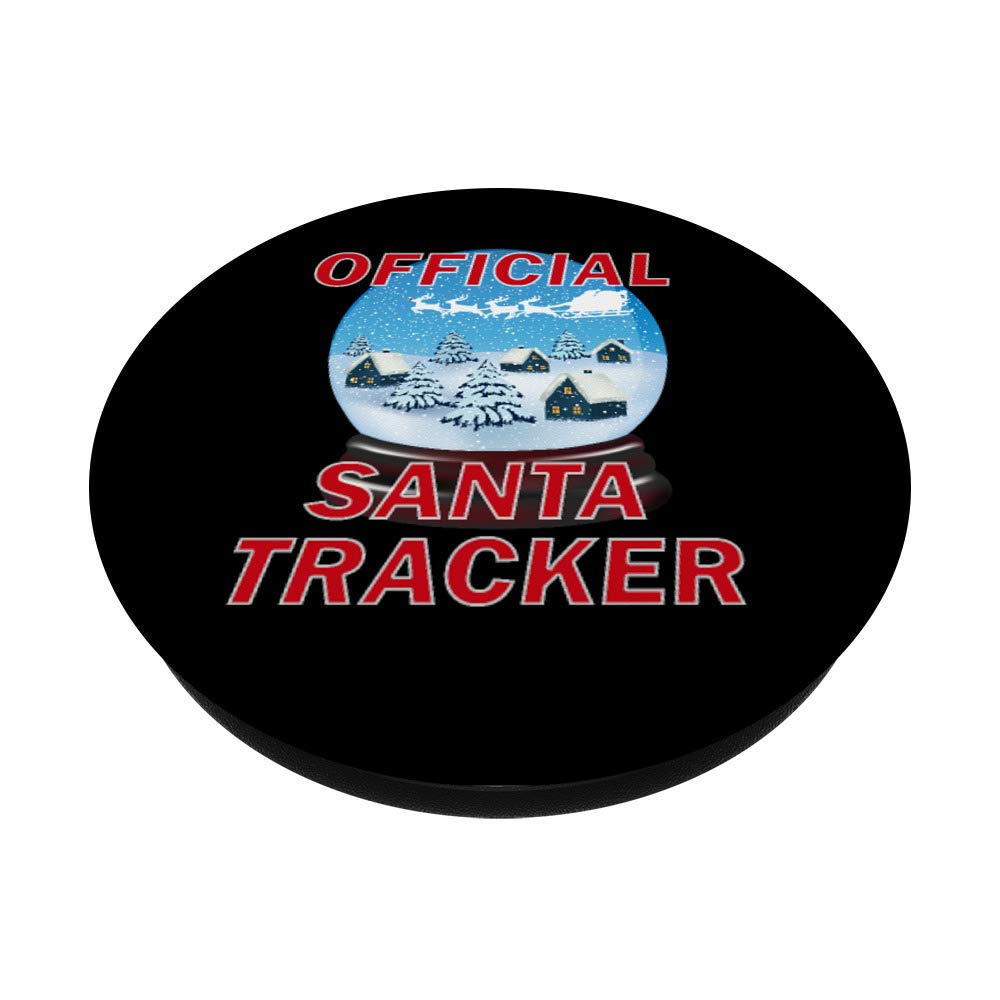 Official Santa North Pole Tracker - Christmas Santa Tracker PopSockets Phone Grip & Stand for iPhone, Samsung & Tablets - Perfect for Holiday Travel & Gift Giving