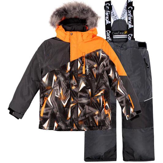 Conifere TRIGLAV Winter Snowsuit for Toddler Boys - Waterproof & Insulated (Sizes 2T, 3T, 4T, 5T) - Perfect for Snow Play, Sledding & Outdoor Winter Activities
