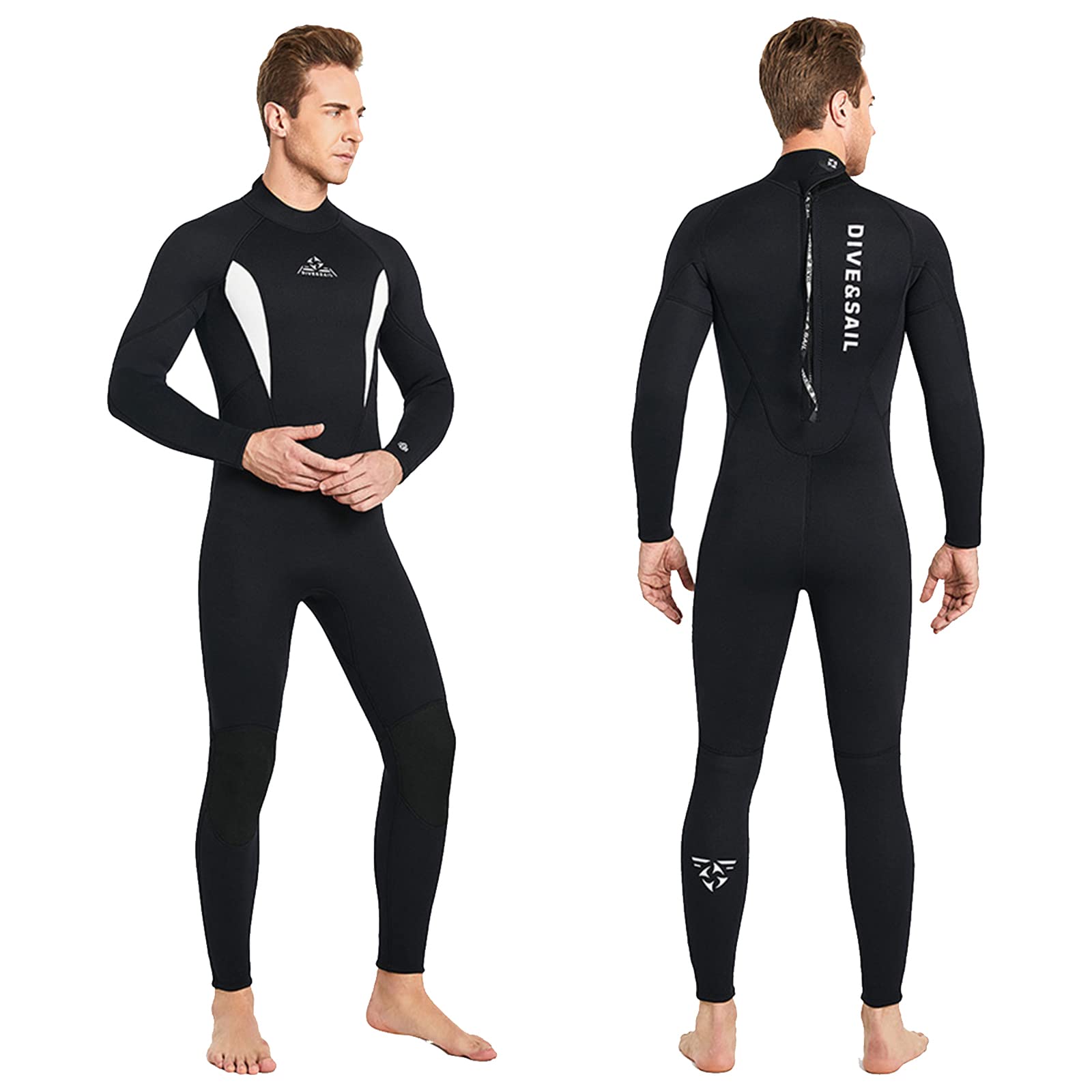 3MM Stretch Neoprene Full Body Wetsuit for Men & Women - Sun Protection Diving Suit for Snorkeling, Surfing, Kayaking - Perfect for Water Sports and Beach Activities