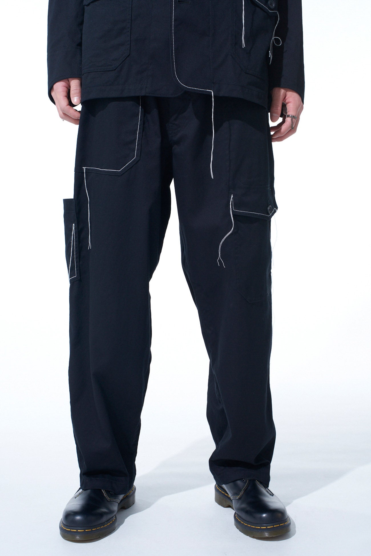 Premium Cotton Twill Work Pants with Contrast Stitching - Durable & Comfortable for Construction, Warehouse & Outdoor Jobs