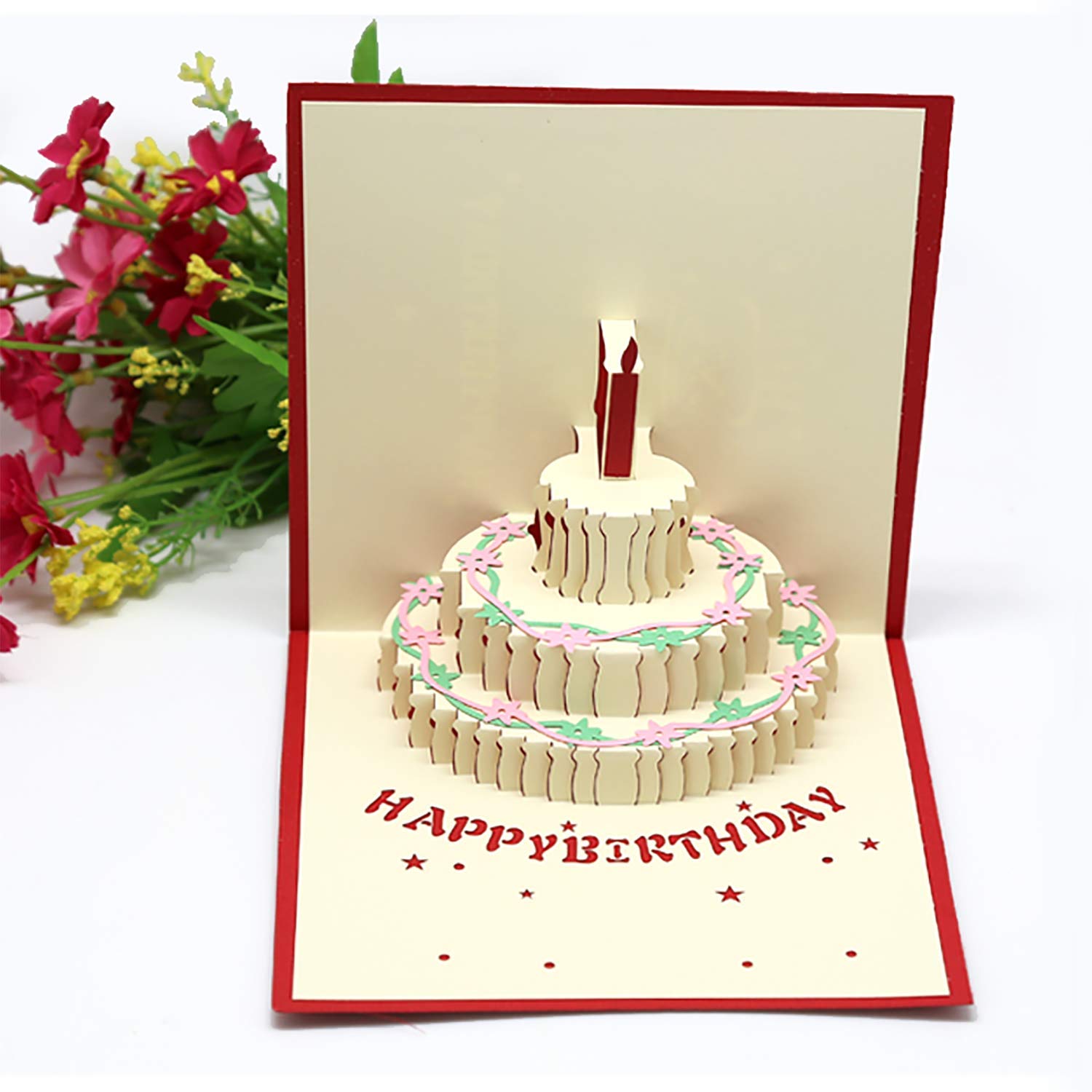 3D Pop Up Birthday Cards - Unique Handmade Greeting Cards for Women, Wife, Men & Boys | Perfect for Anniversary, Valentine's Day & Special Occasion Gifts