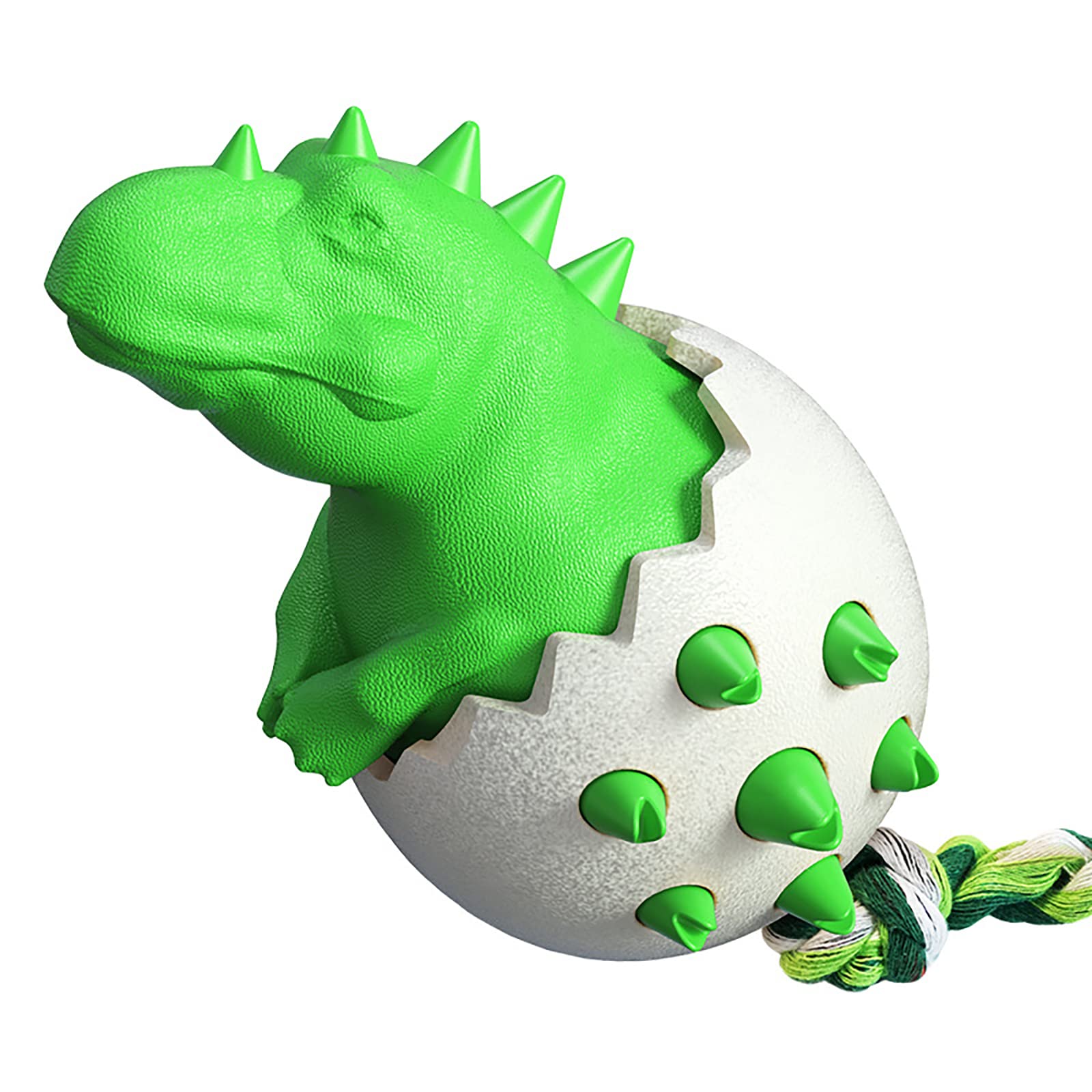 OhhGo Egg-Shaped Dog Chew Toys - Durable Bite-Resistant Molar Stick for Teeth Cleaning - Best for Aggressive Chewers, Puppy Teething & Dental Health - Perfect for Indoor & Outdoor Playtime