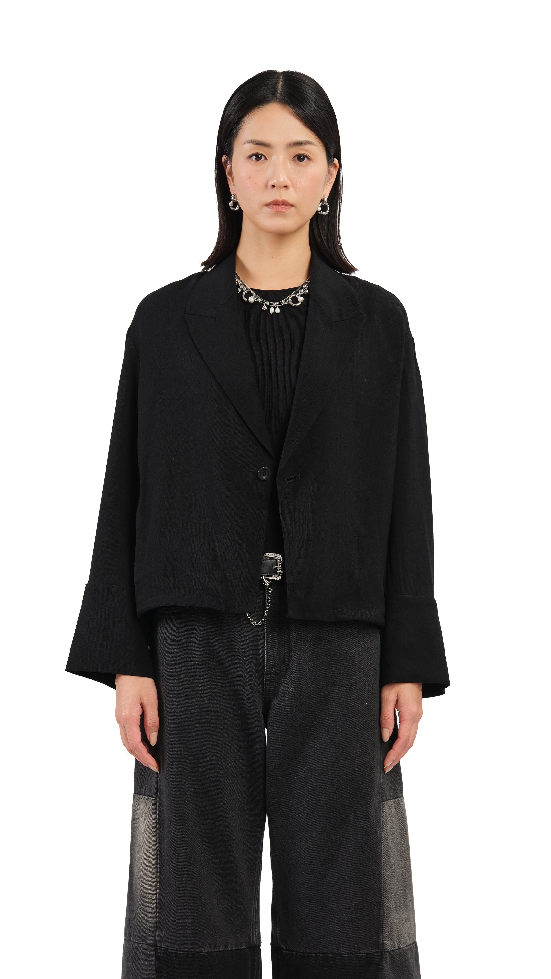 Stylish Women's Mesh Blazer Jacket - Lightweight Breathable Open Front Blazer for Office, Party & Casual Wear
