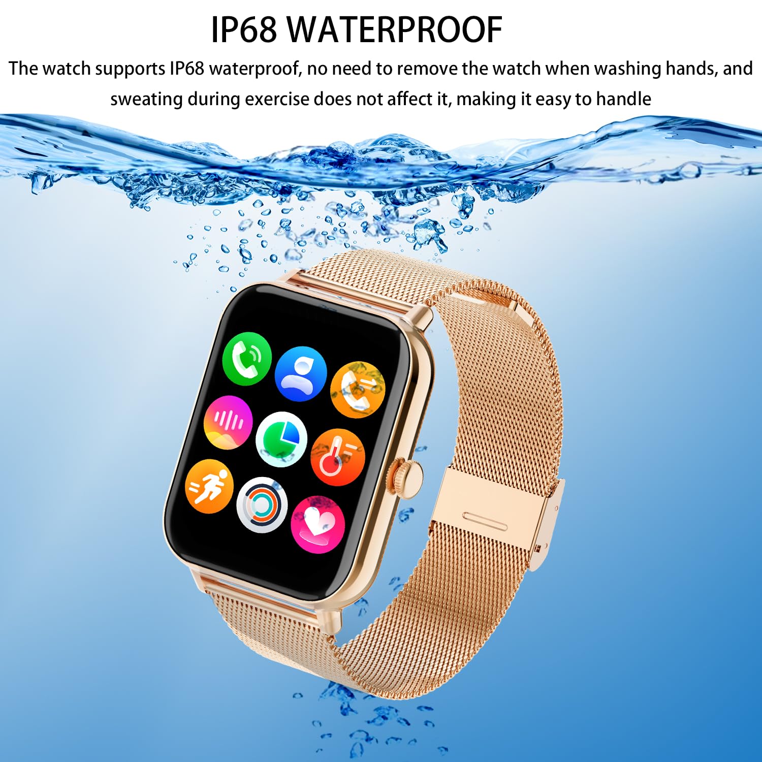 Smart Fitness Watch for Women & Men - 1.85