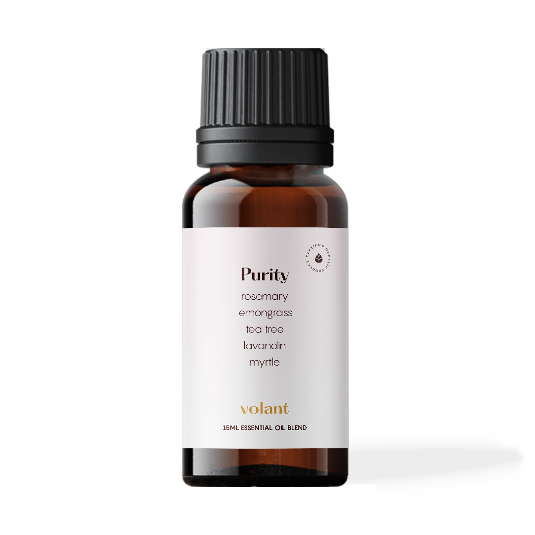 Purity Blend Organic Essential Oil Set - 100% Pure & Natural Aromatherapy Oils for Diffusers, Massage & Relaxation
