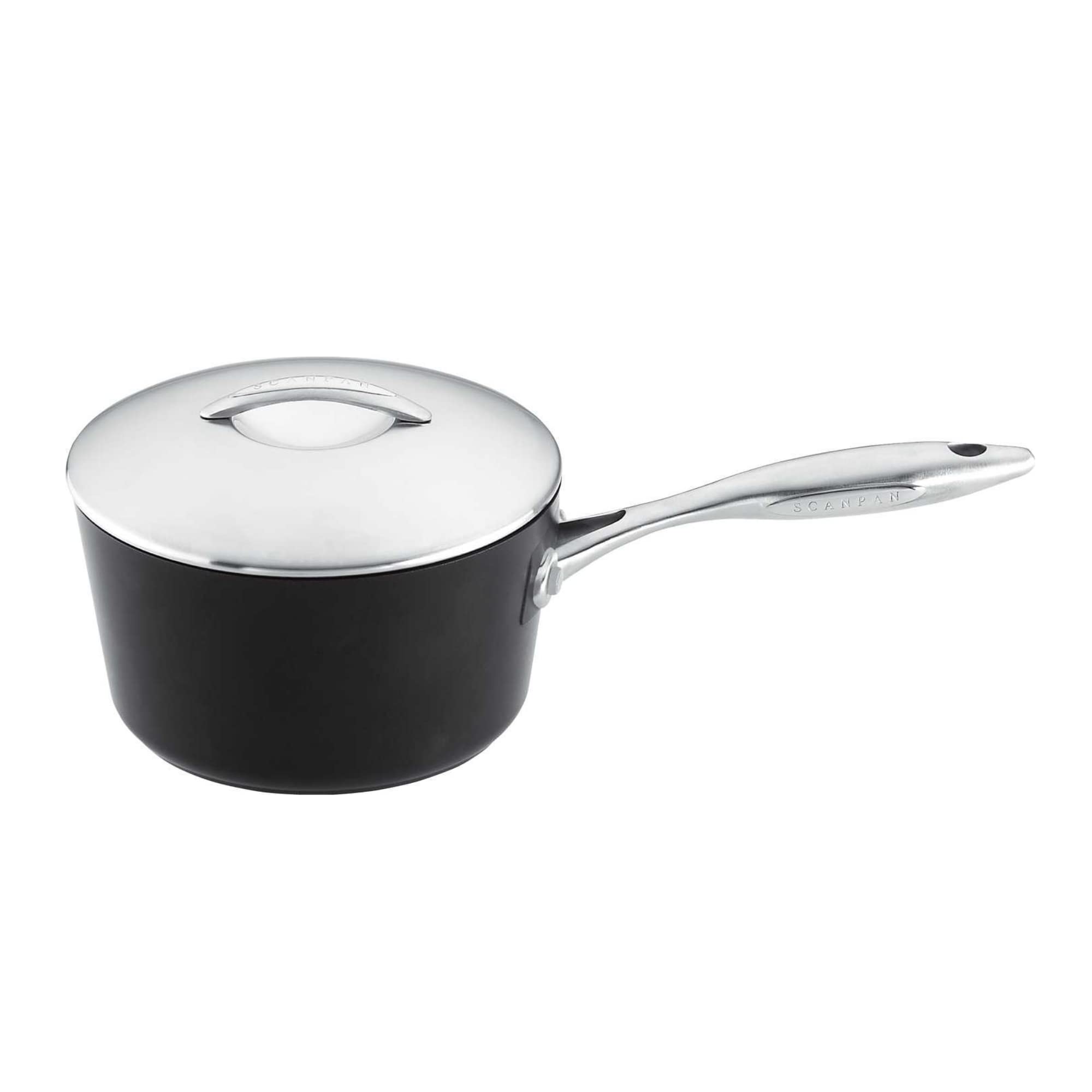 SCANPAN Professional 1.25 Quart Nonstick Saucepan with Lid - Premium Danish Cookware - Oven, Dishwasher & Metal Utensil Safe - Perfect for Sauces, Soups & Melting Butter - Ideal for Home Chefs & Professional Kitchens