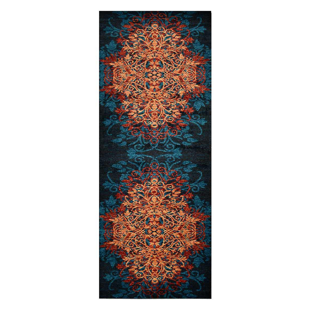 Blossom Machine Woven Rug - Soft Non-Slip Area Rug for Living Room, Bedroom & Nursery - Floral Design Home Decor