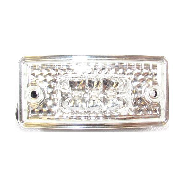 Fortpro 4 9/16 x 2 1/4 Inch LED Cab Light with 3 Super Bright LEDs - Perfect for Truck, RV, and Off-Road Vehicle Interior Lighting