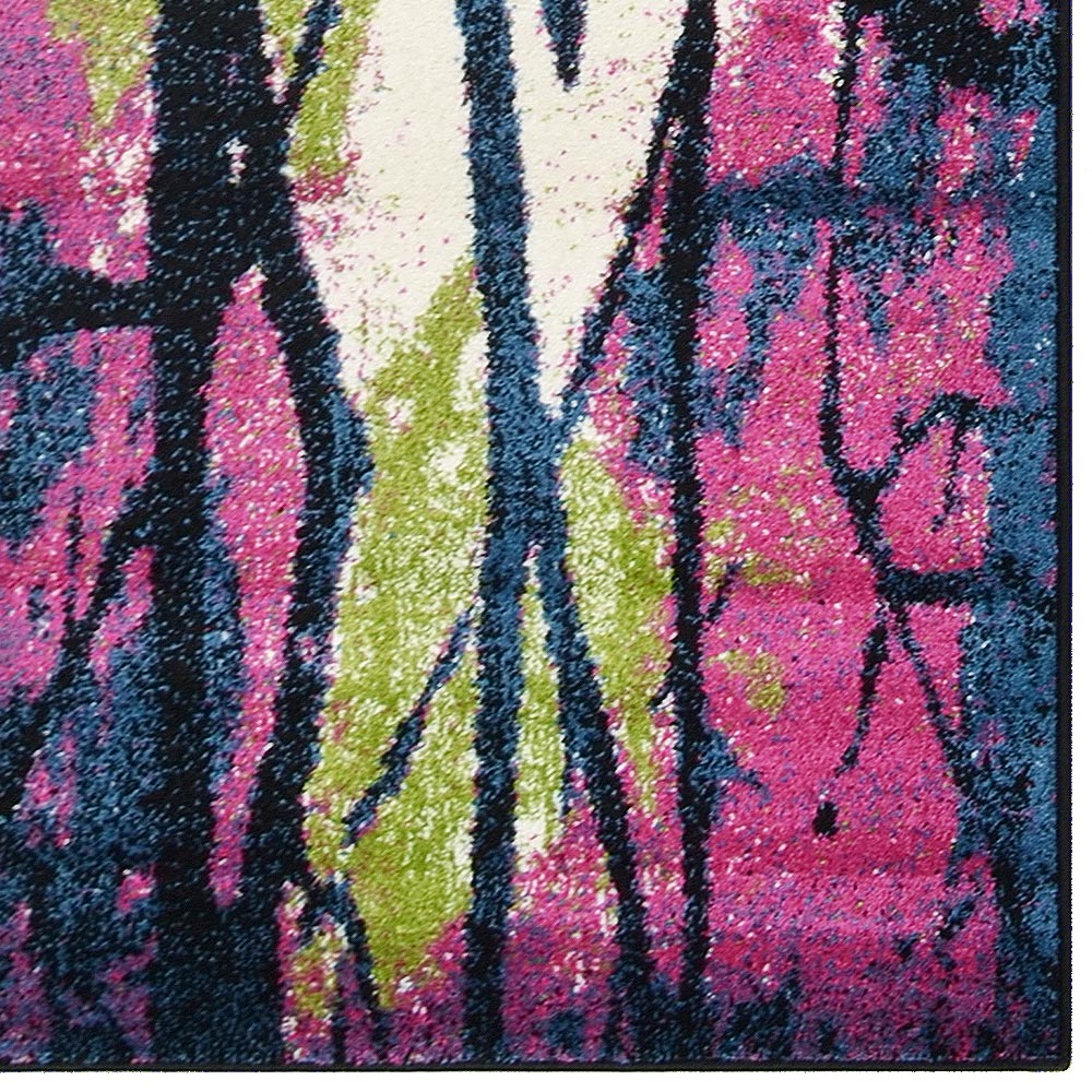 Premium Iris Machine Woven Rug - Soft Non-Slip Area Rug for Living Room, Bedroom, or Office - Home Decor & Floor Covering