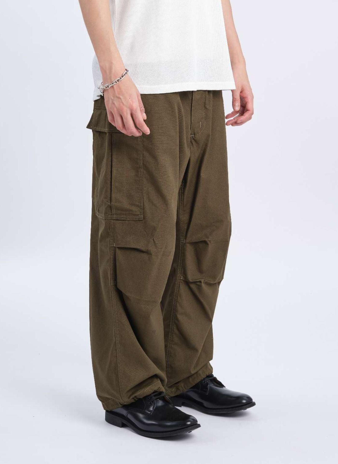 Durable Cordura Canvas M65 Military Tactical Pants for Men - Waterproof & Rip-Resistant Outdoor Hiking, Camping, and Workwear