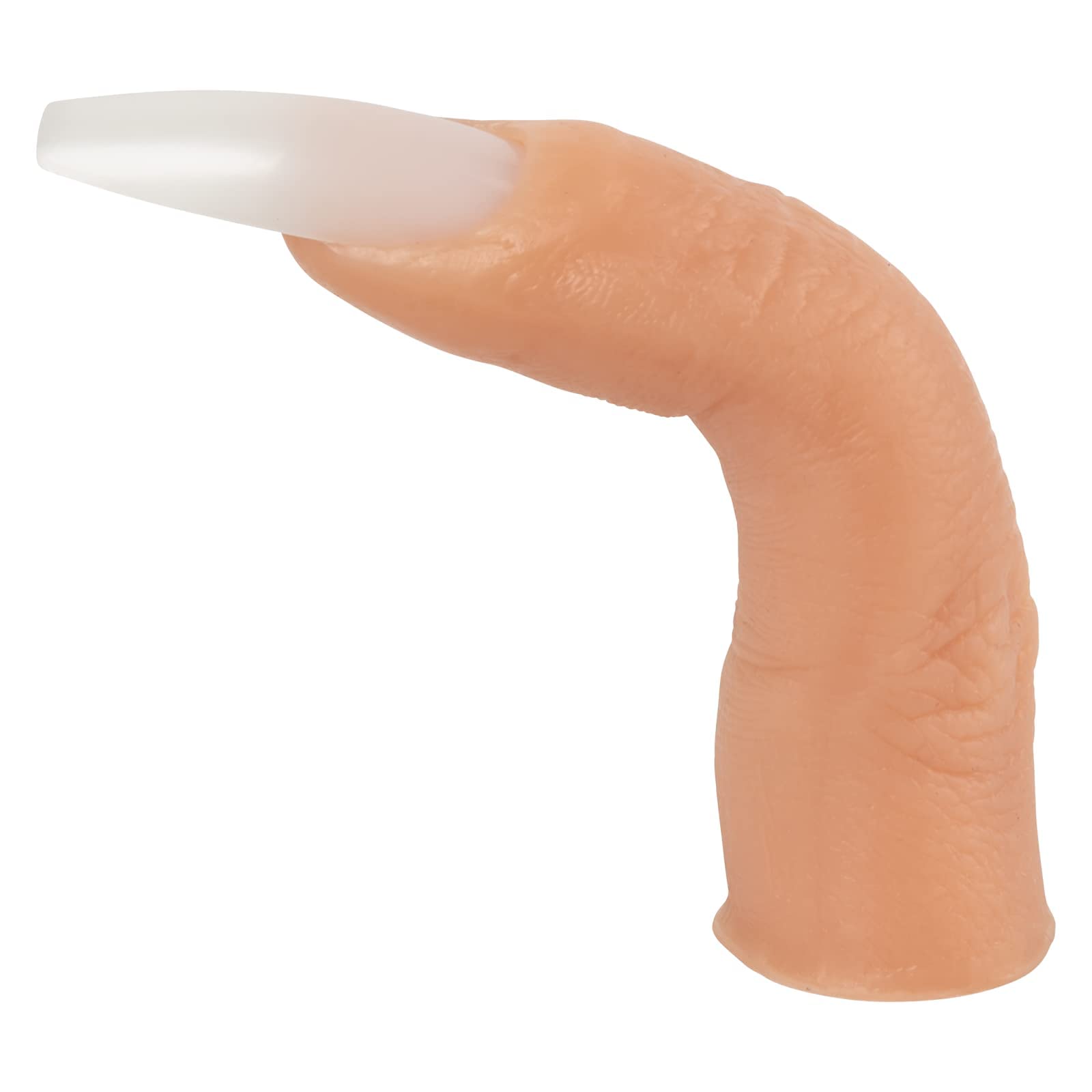 Realistic Silicone Practice Finger for Acrylic Nails - Professional Nail Technician Training Tool with Flexible Mannequin Finger & Insertable Nails | Perfect for Nail Art Practice, Salon Training & DIY Home Manicures