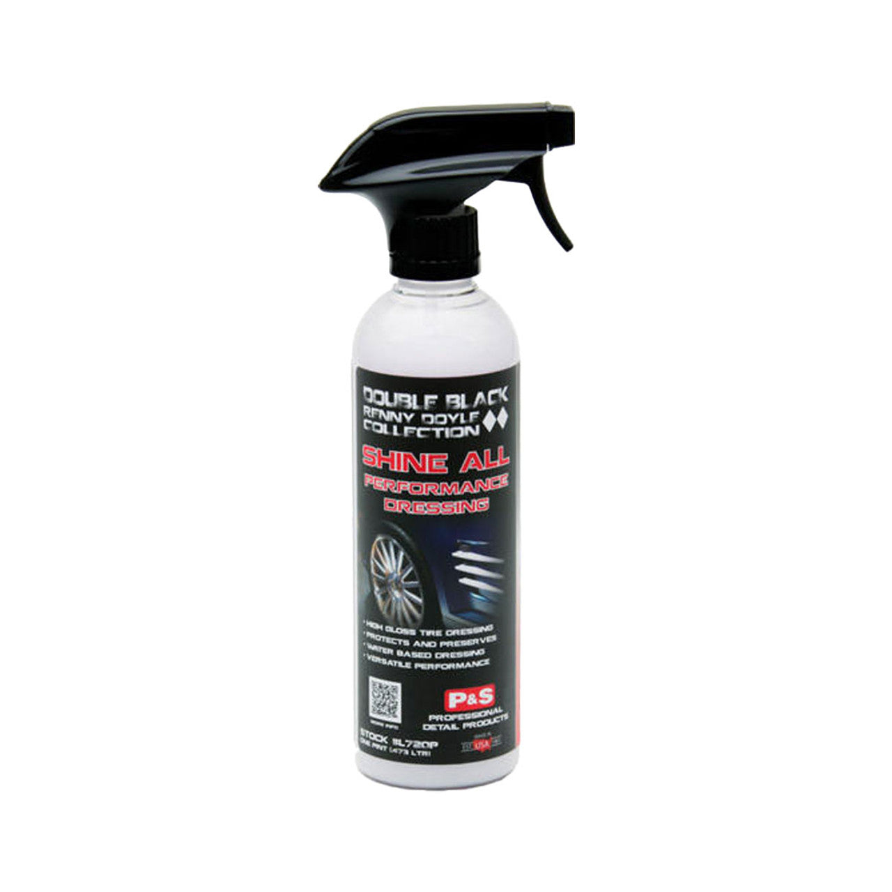 P&S Double Black Collection Shine All Performance Dressing - Premium Car Detailing Spray for Ultimate Shine & Protection - Perfect for Cars, Trucks & Motorcycles