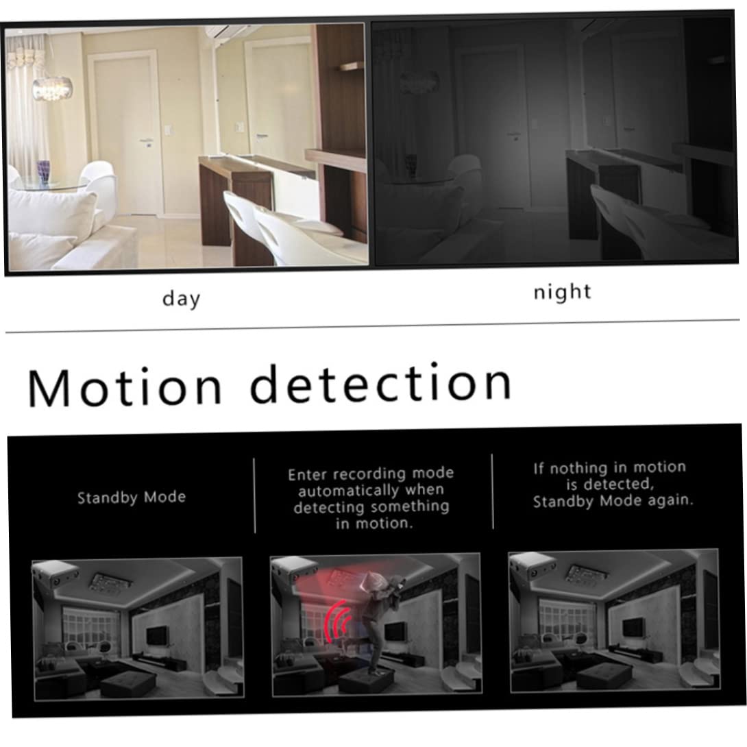 Mini Night Vision Security Camera 1080P HD - Home Surveillance with Motion Detection & Micro Video Recording - Ideal for Indoor/Outdoor Monitoring, Baby/Pet Watching, and Nighttime Security (Black)