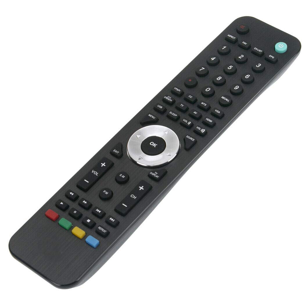 JVC Smart TV Remote Control RC2026P Replacement - Compatible with Various JVC TV Models | Perfect for Home Entertainment & Easy TV Setup