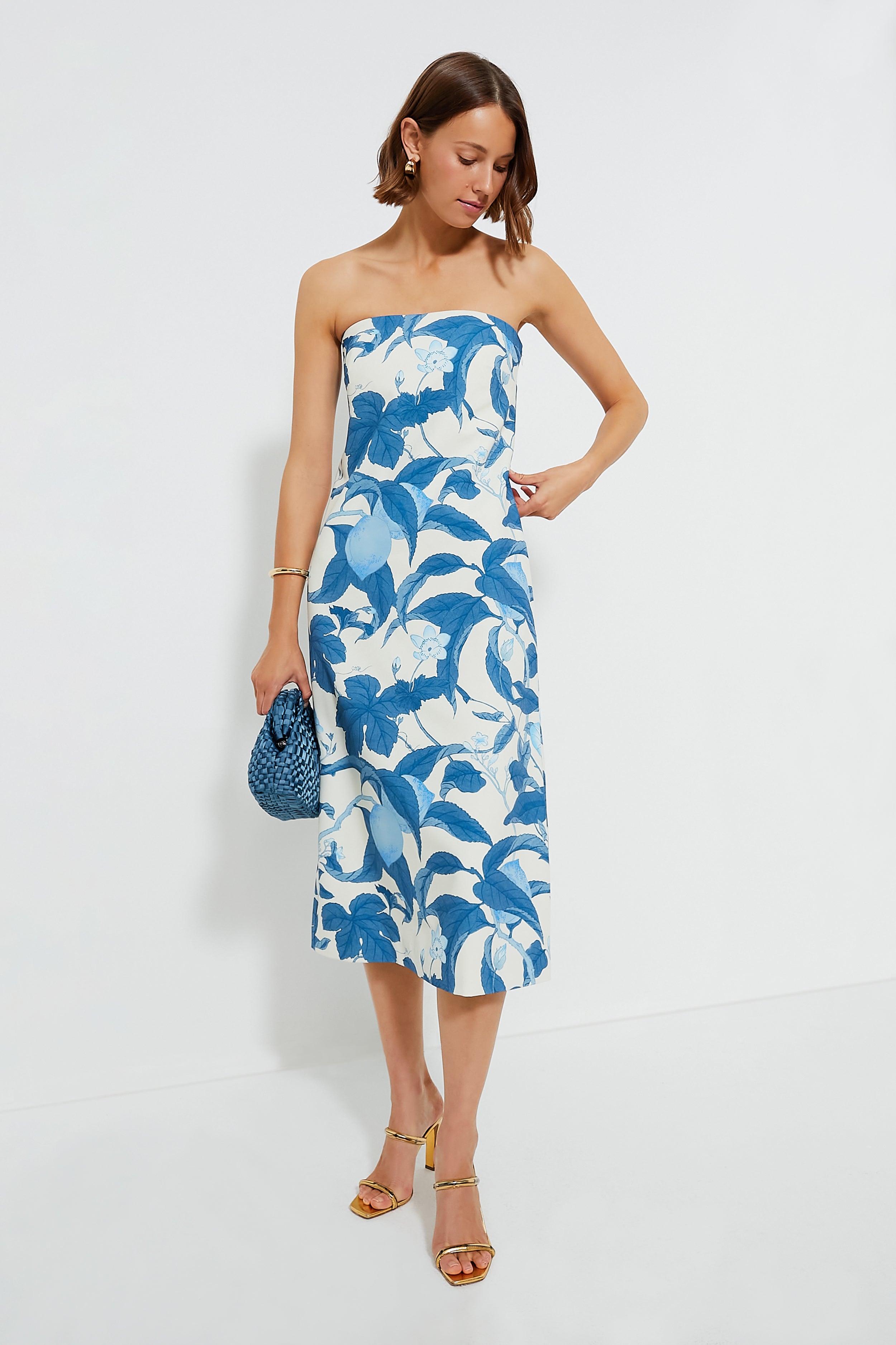 Bonnie Blossom Marin Dress for Women - Floral Summer Maxi Dress with Puff Sleeves | Perfect for Beach Vacations, Weddings & Date Nights