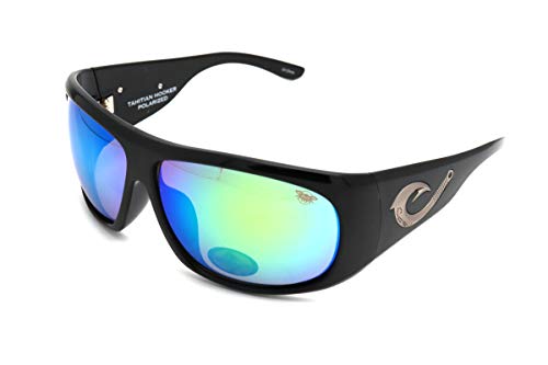 Shiny Black / Blue Mirror Polarized