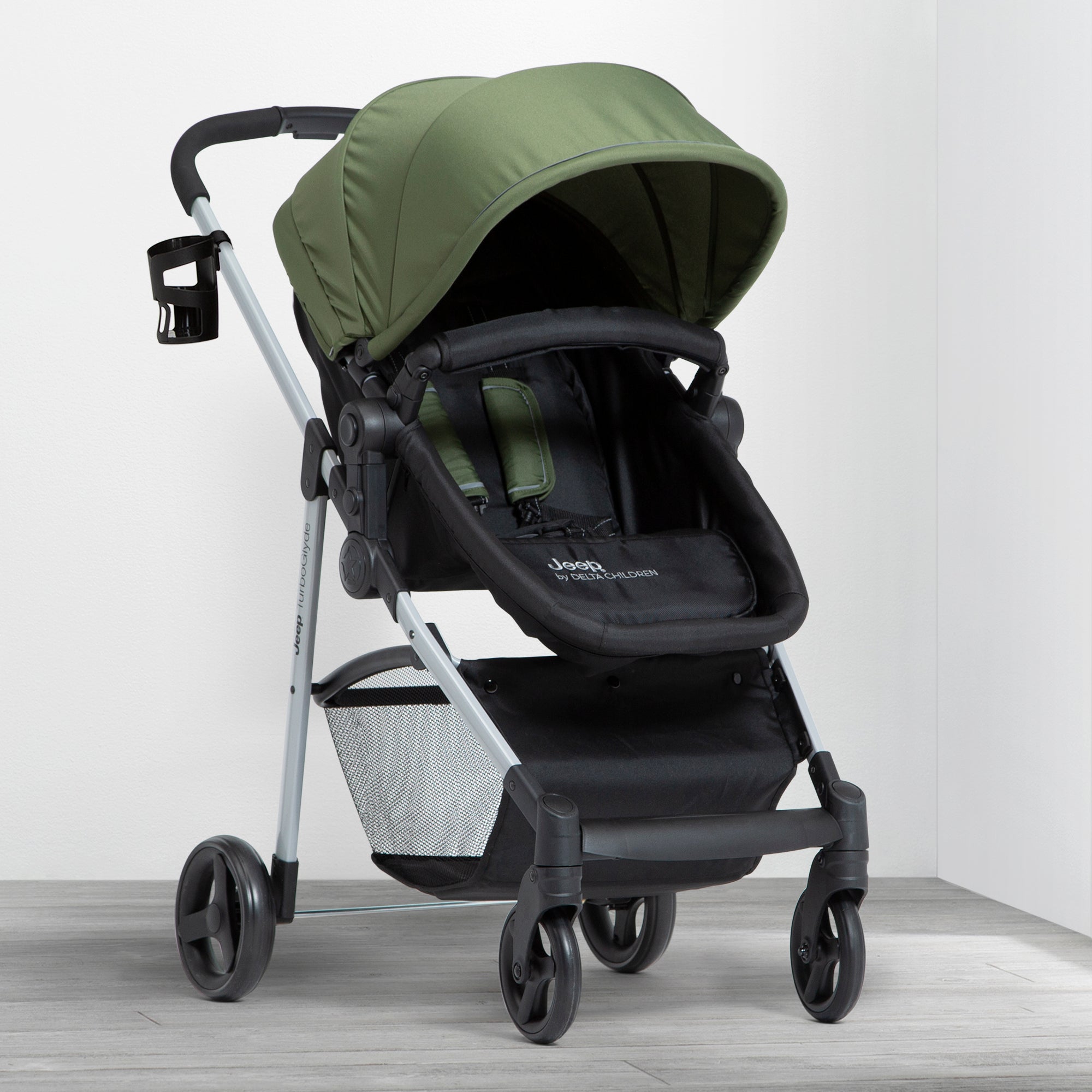 Jeep TurboGlyde 3-in-1 Convertible Stroller for Infants & Toddlers - Lightweight Travel System with Car Seat Compatibility | Perfect for Shopping, Travel & Daily Walks
