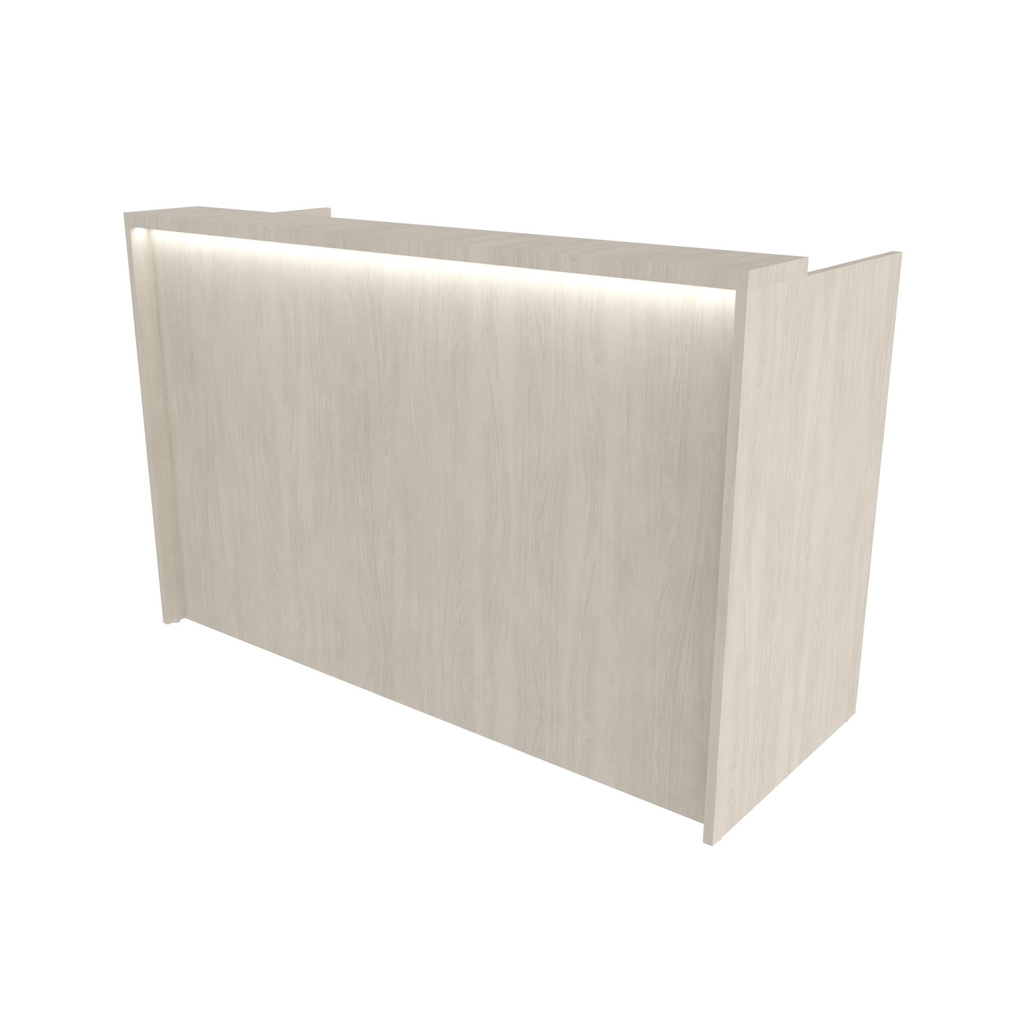 Modern Nico Reception Desk with LED Accent Light - Contemporary Office Furniture for Hotels, Lobbies & Corporate Spaces
