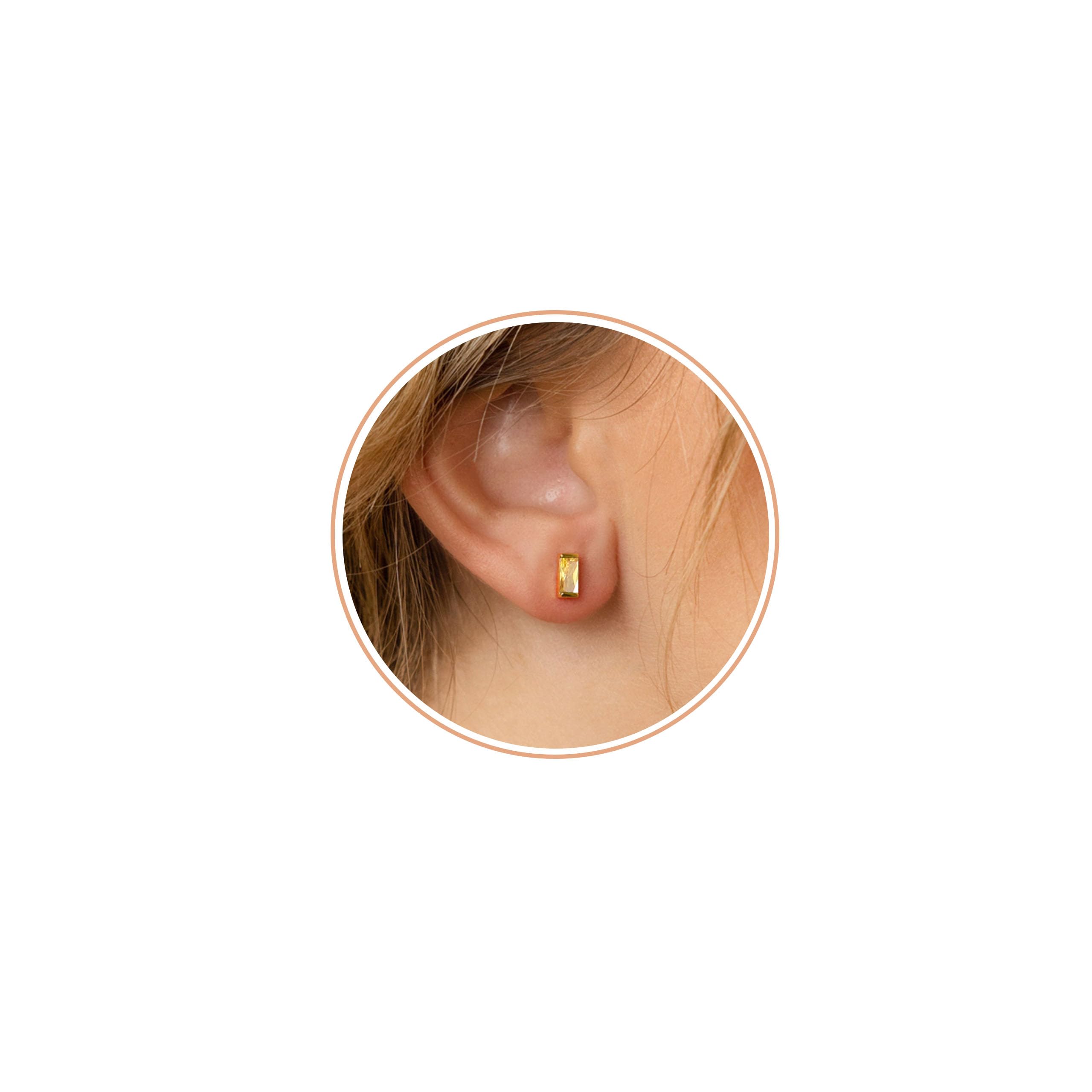 JSJOY Dainty Birthstone Stud Earrings for Women - Tiny Gold Minimalist Earrings for Girls, Teens, Mother, Wife & Girlfriend - Perfect Birthday Gift Jewelry for Everyday Wear & Special Occasions