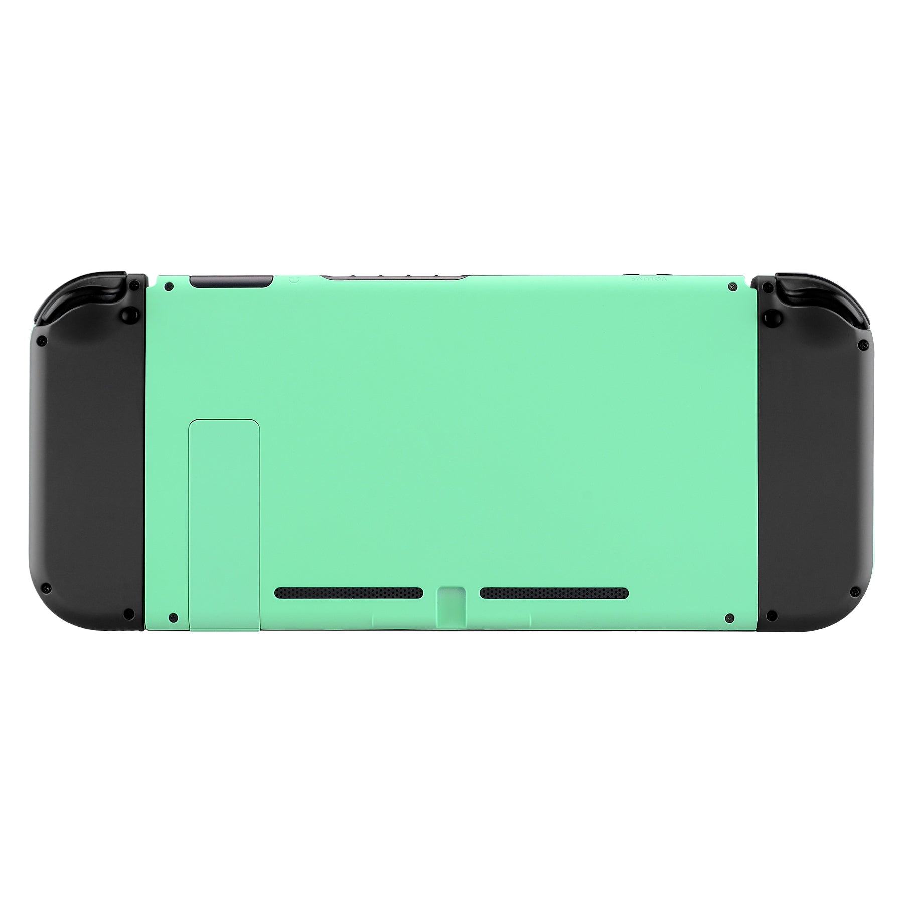 eXtremeRate Mint Green Replacement Back Plate Shell Case with Kickstand for Nintendo Switch - DIY Custom Console Housing - Perfect for Gaming, Travel & Home Entertainment