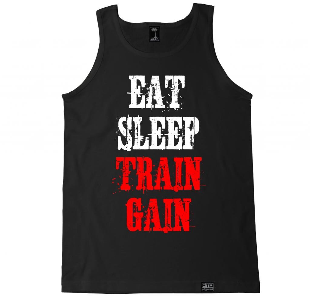 FTD Apparel Men's Gym Workout Tank Top - Breathable Muscle Tee for Weightlifting & Training - Perfect for Bodybuilding, CrossFit & Gym Sessions