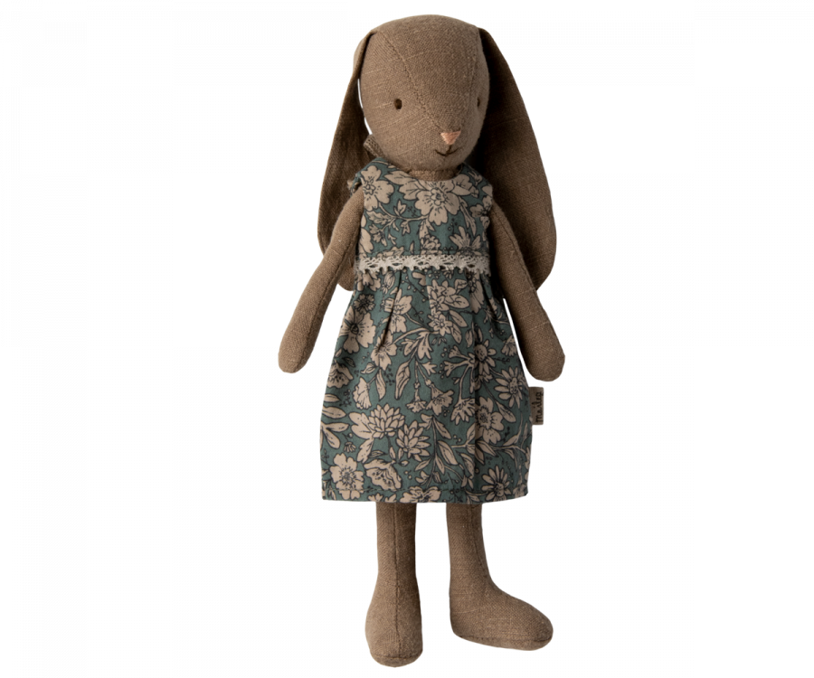 Cute Bunny Plush Toy with Dress - Size 1 - Perfect for Easter Gifts, Baby Showers & Nursery Decor