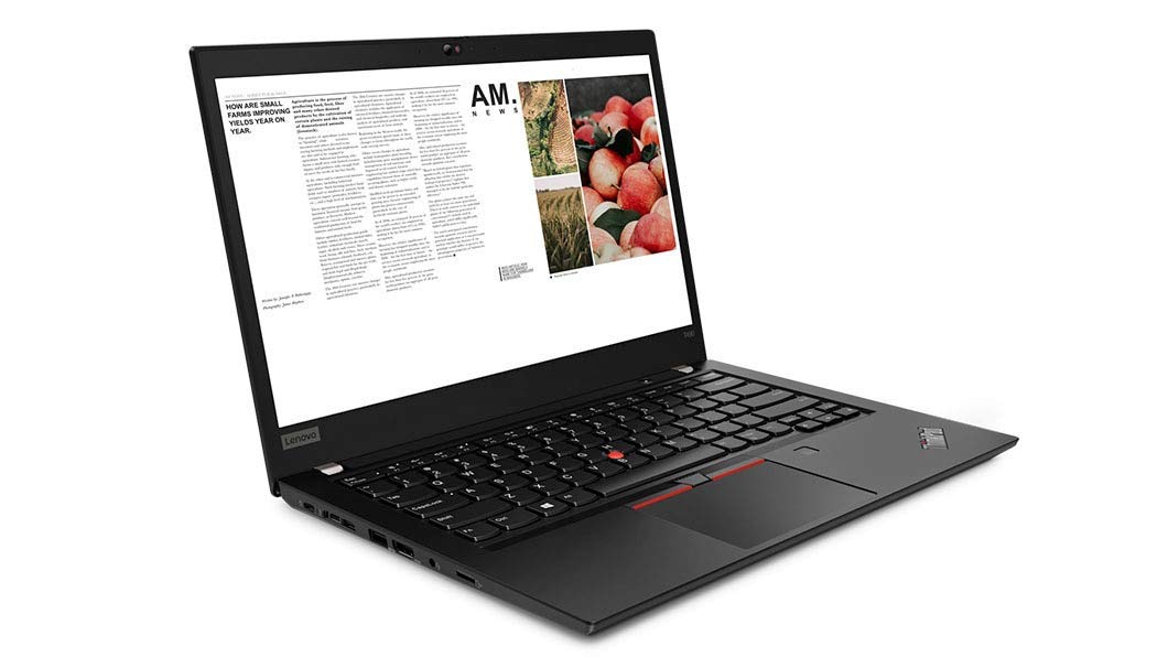 Lenovo ThinkPad T490 Business Laptop - Intel Core i5-8265U Quad-Core 1.6GHz (Up to 3.9GHz), 8GB DDR4 RAM, 256GB PCIe SSD, 14
